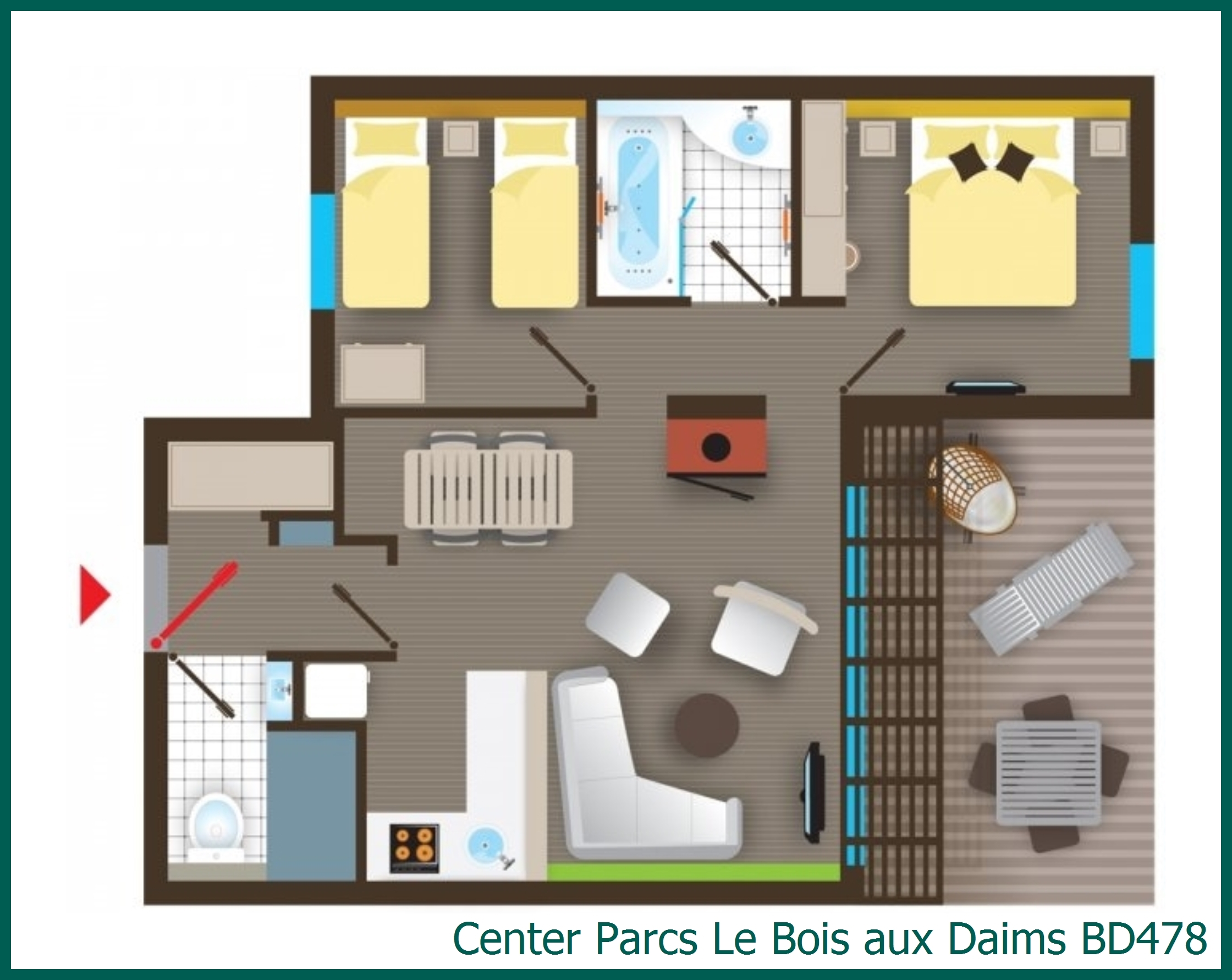 Premium cottage BD478 in Le Bois aux Daims