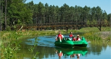 Waterfietsen in Center Parcs Le Bois aux Daims