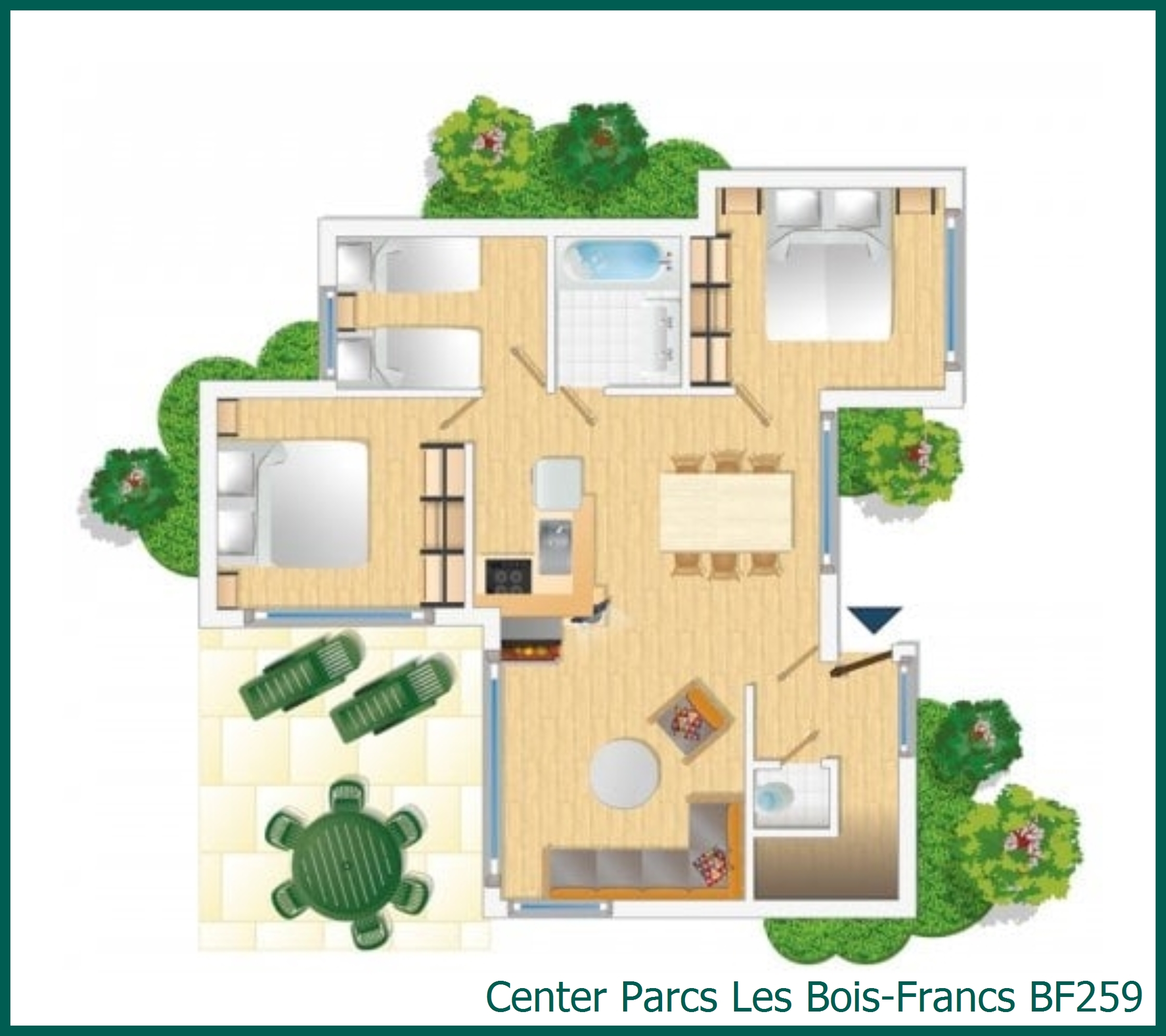 Cottage Comfort BF259 à Les Bois-Francs