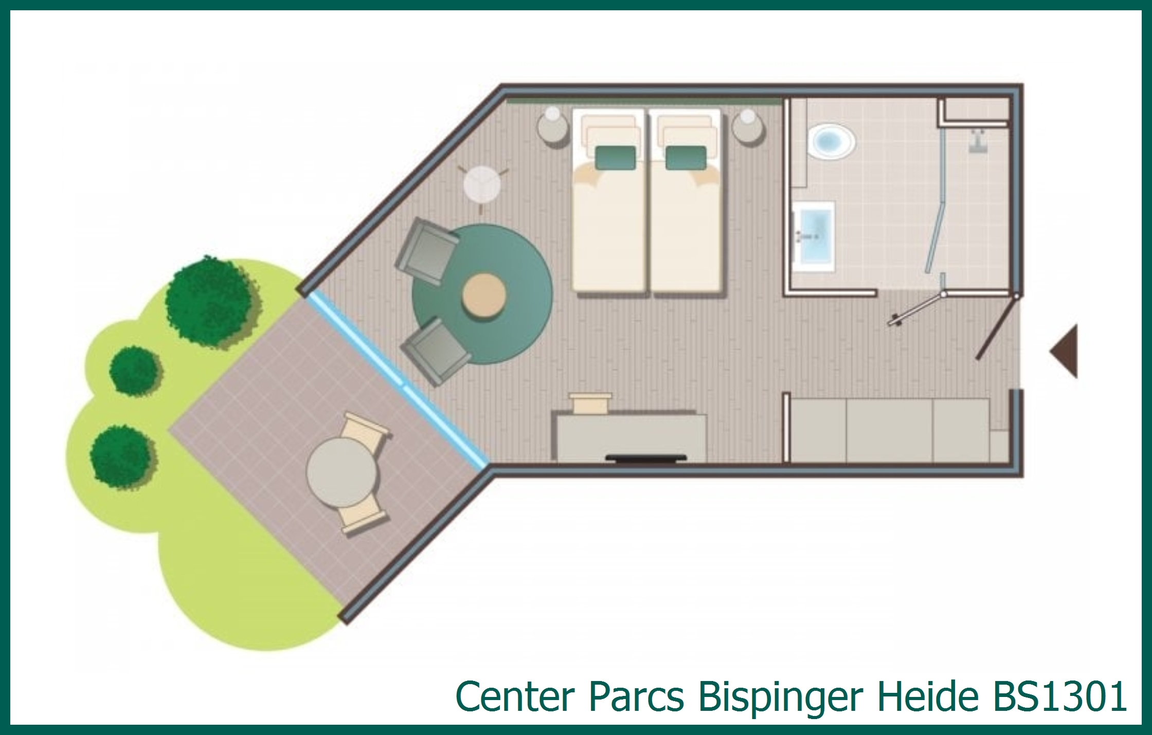 Hotelkamer BS1301 in Bispinger Heide