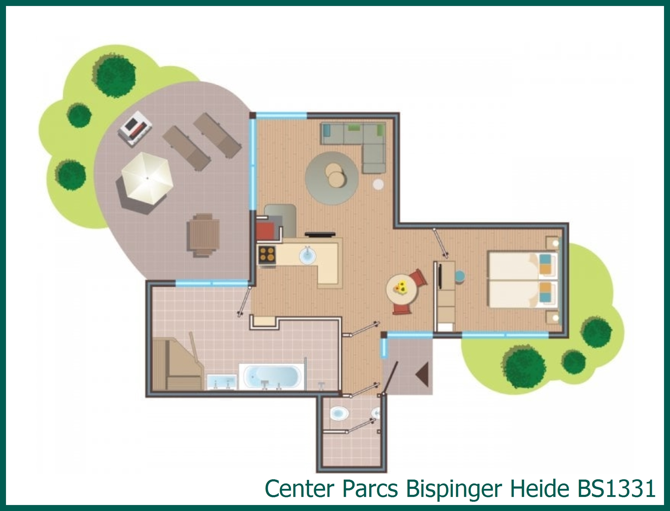 VIP cottage BS1331 in Bispinger Heide