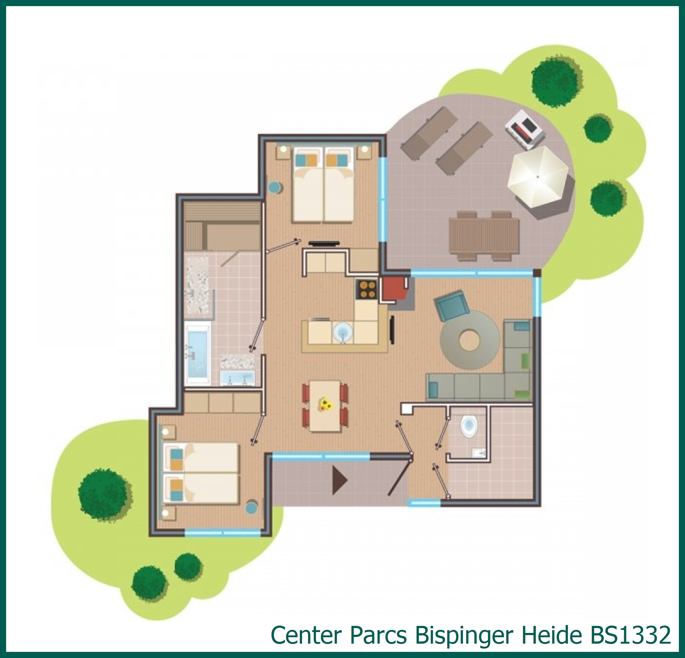 VIP cottage BS1332 in Bispinger Heide