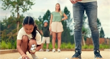 Jeu de boules in Center Parcs Park Bostalsee