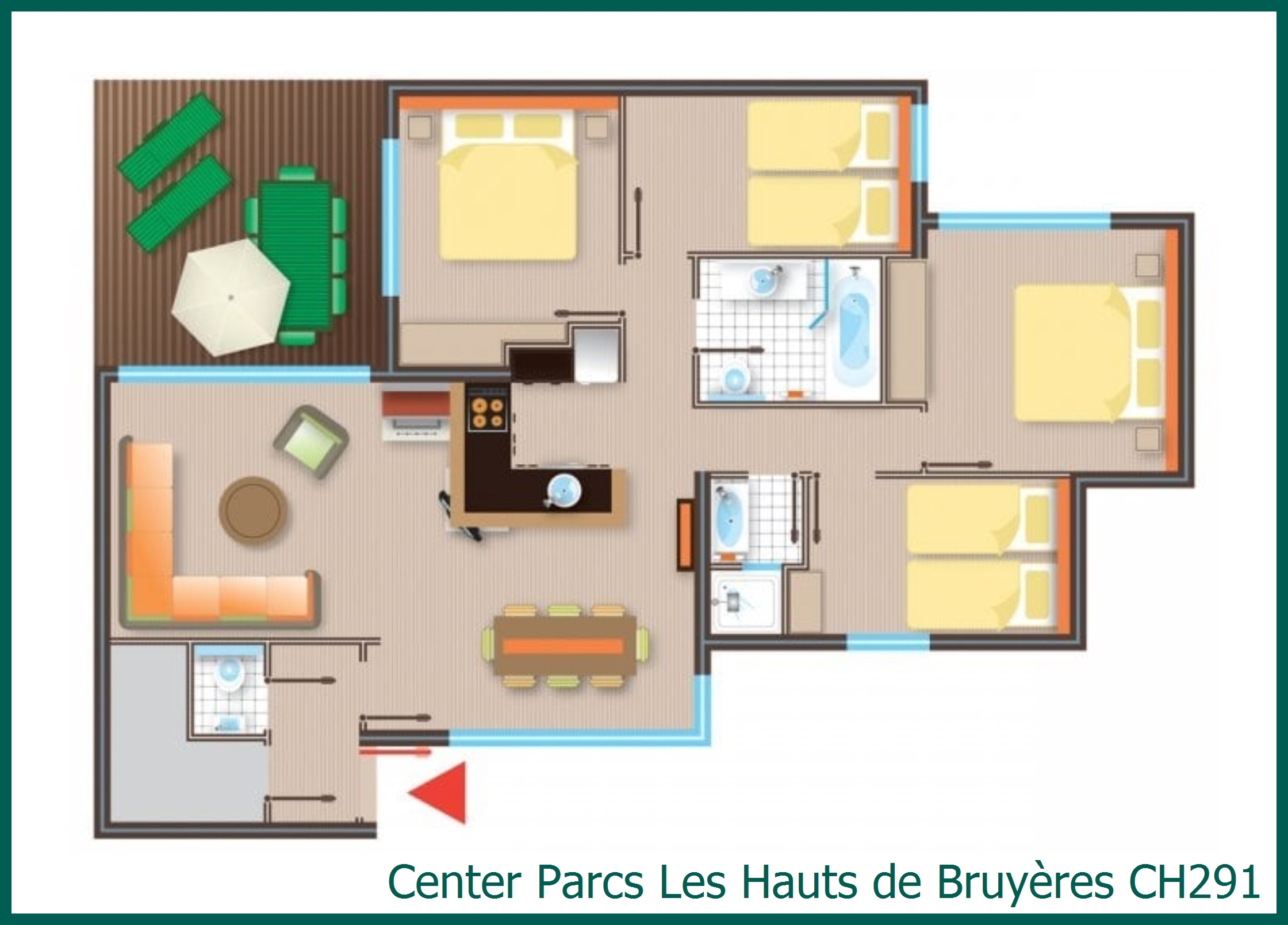 Cottage CH291 à Les Hauts de Bruyères
