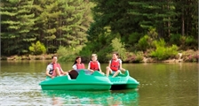 Waterfietsen in Center Parcs Les Hauts de Bruyères