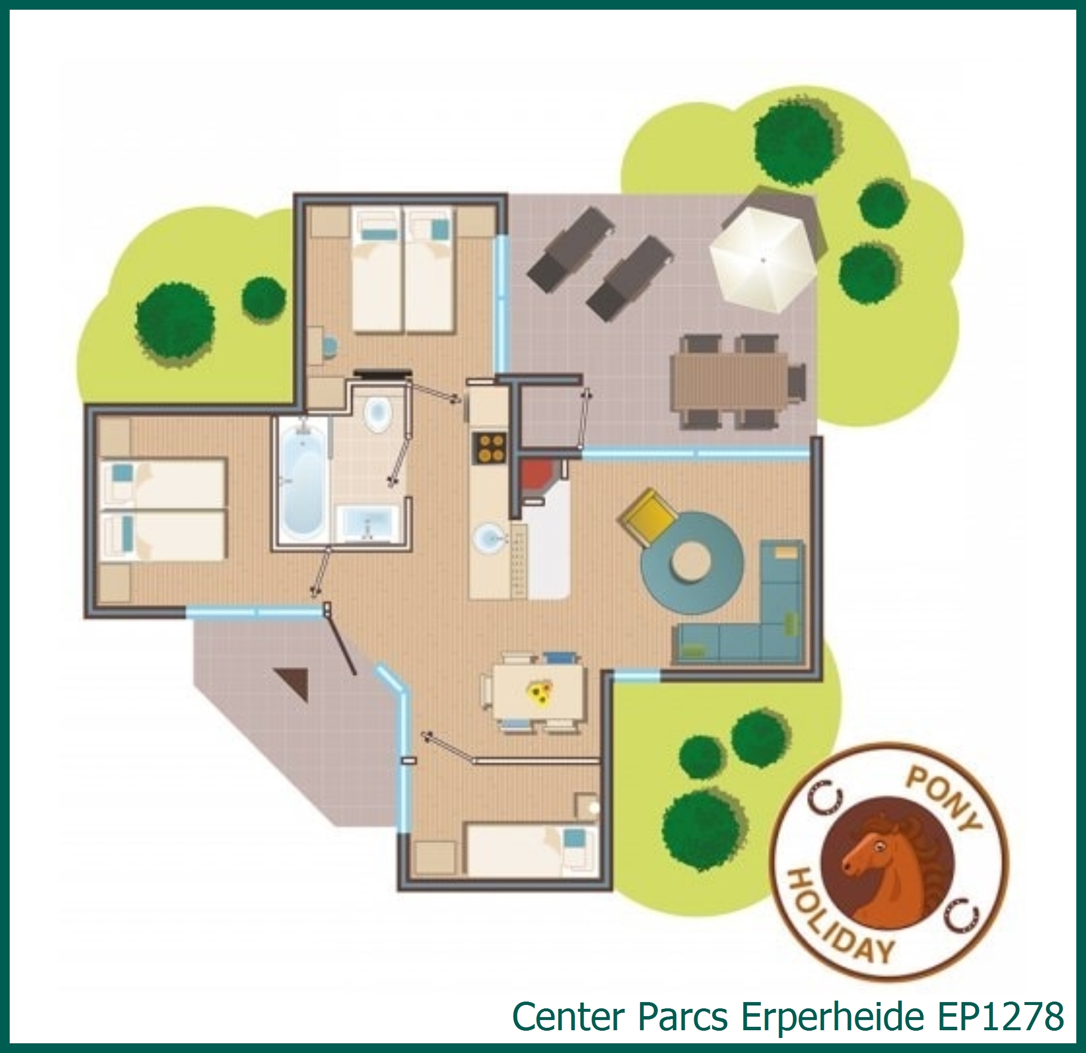 Pony cottage EP1278 in Erperheide