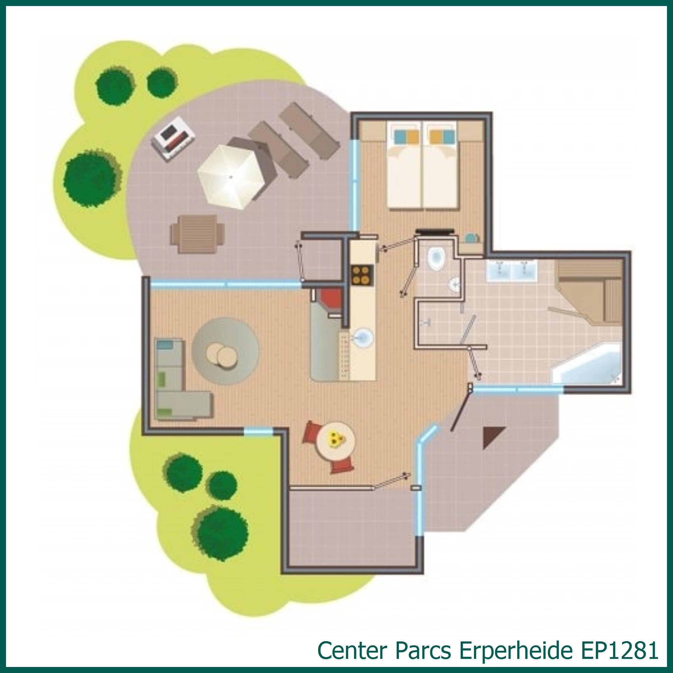 VIP cottage EP1281 in Erperheide