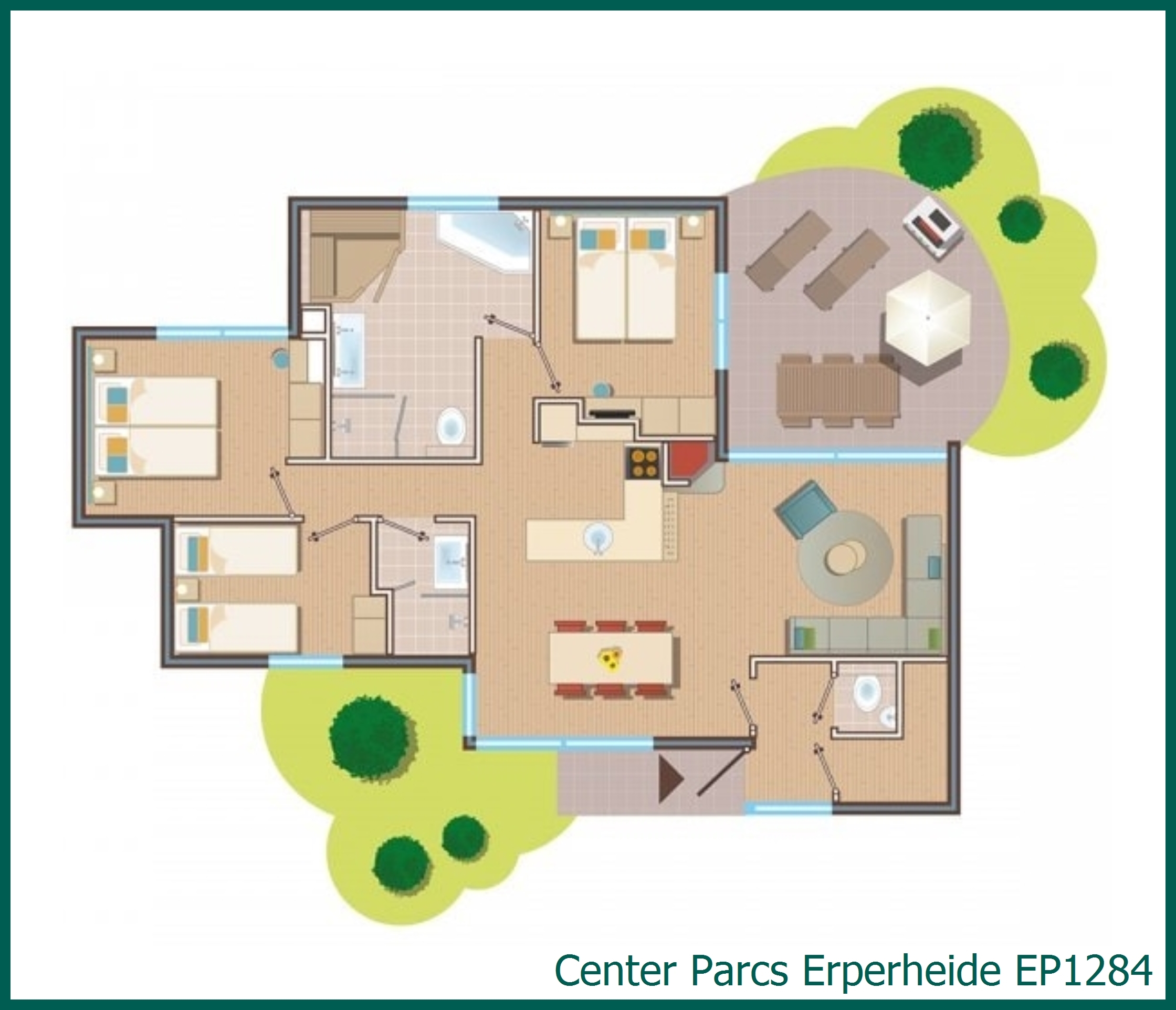 VIP cottage EP1284 in Erperheide