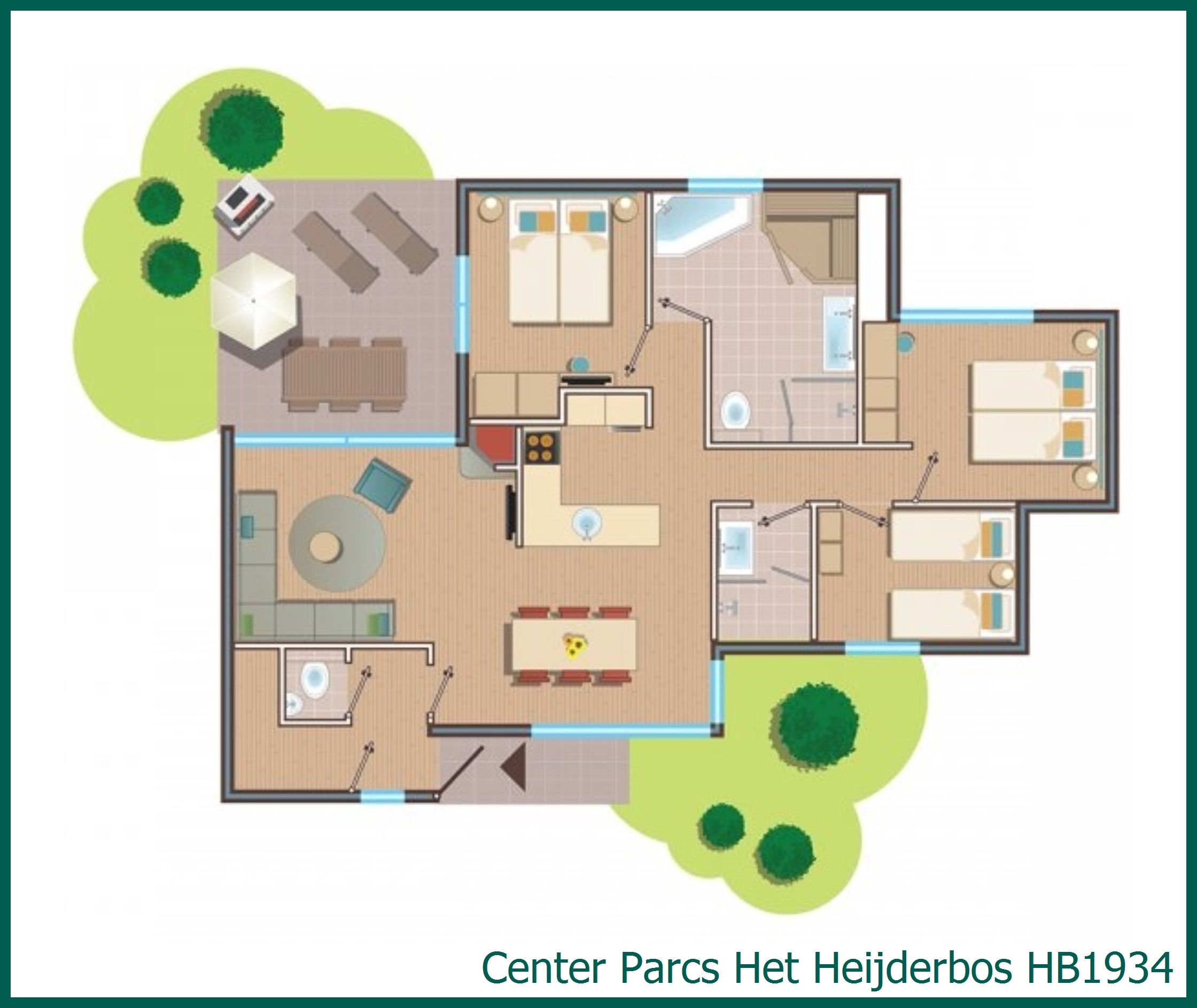 Cottage VIP HB1934 à Het Heijderbos