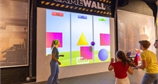 Interactieve Game Wall in Center Parcs Het Heijderbos