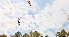 Zip Wire in Center Parcs Het Heijderbos