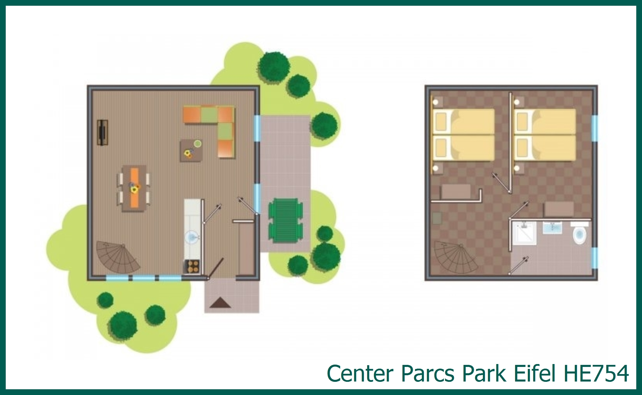 Bungalow HE754 in Park Eifel