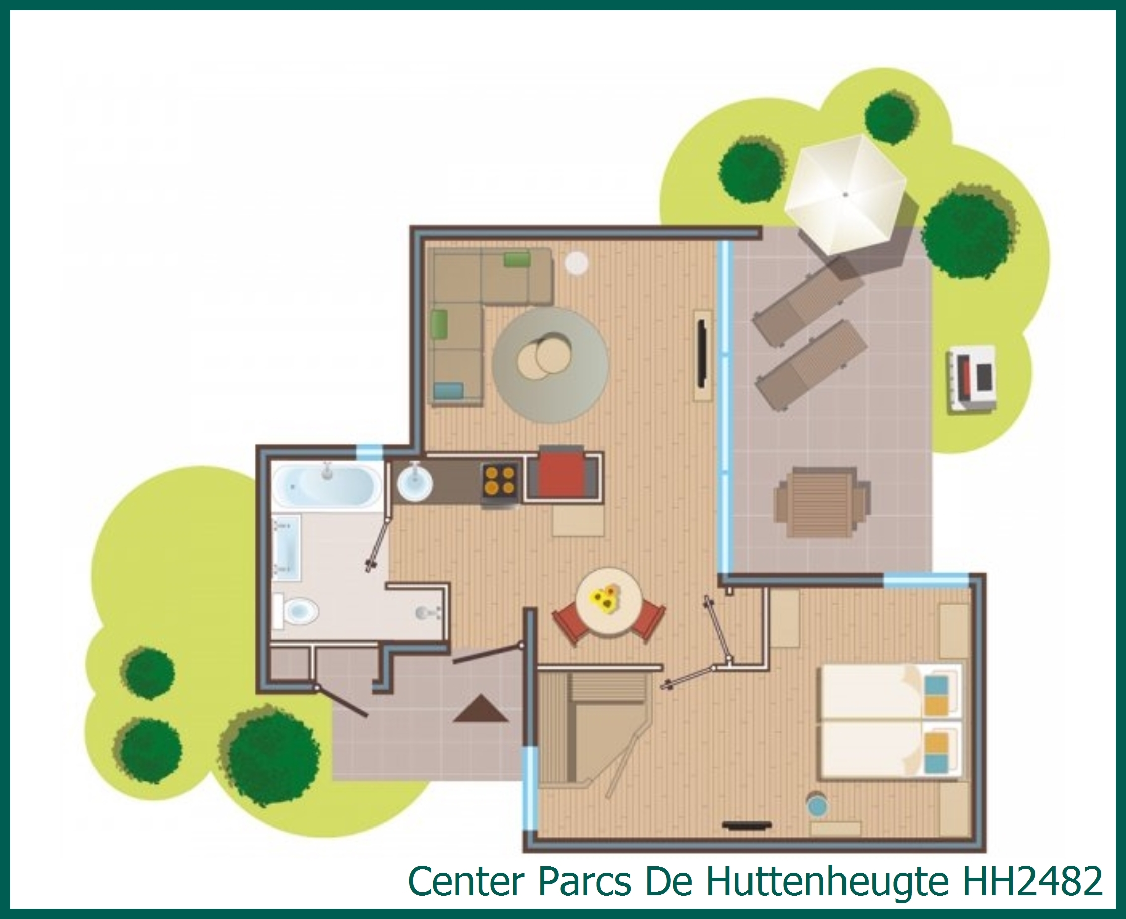 VIP cottage HH2482 in De Huttenheugte