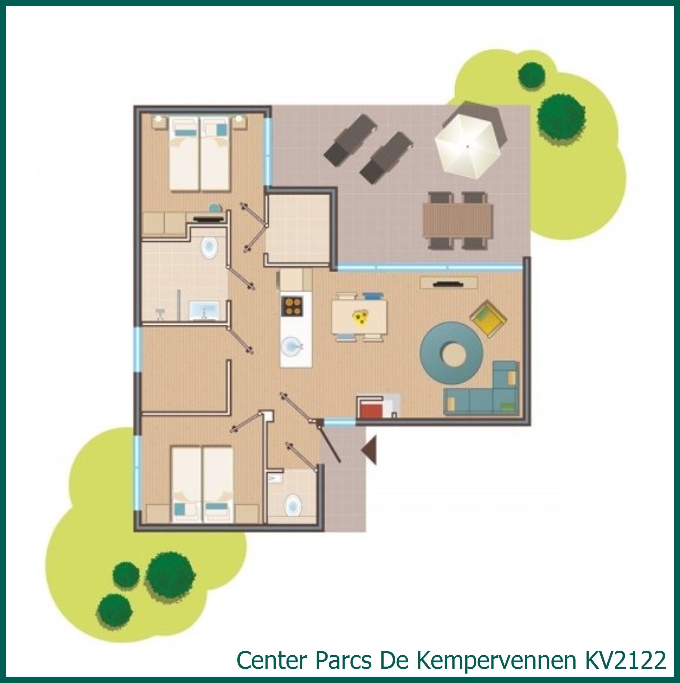 Premium cottage KV2122 in De Kempervennen