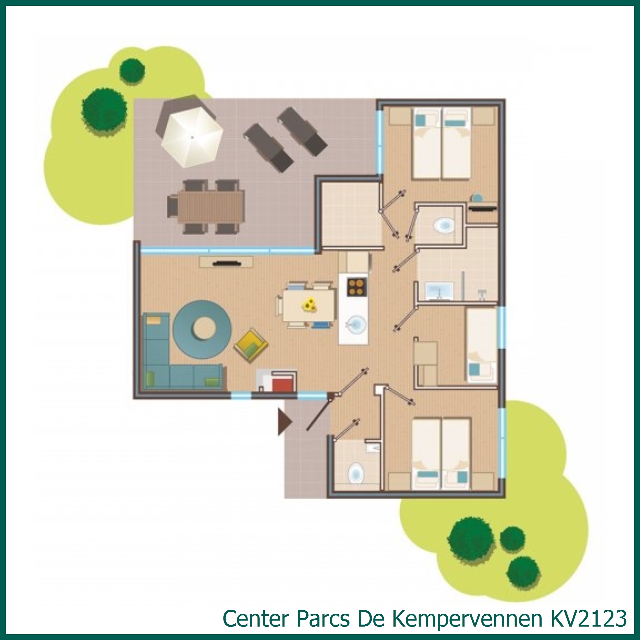 Premium cottage KV2123 in De Kempervennen