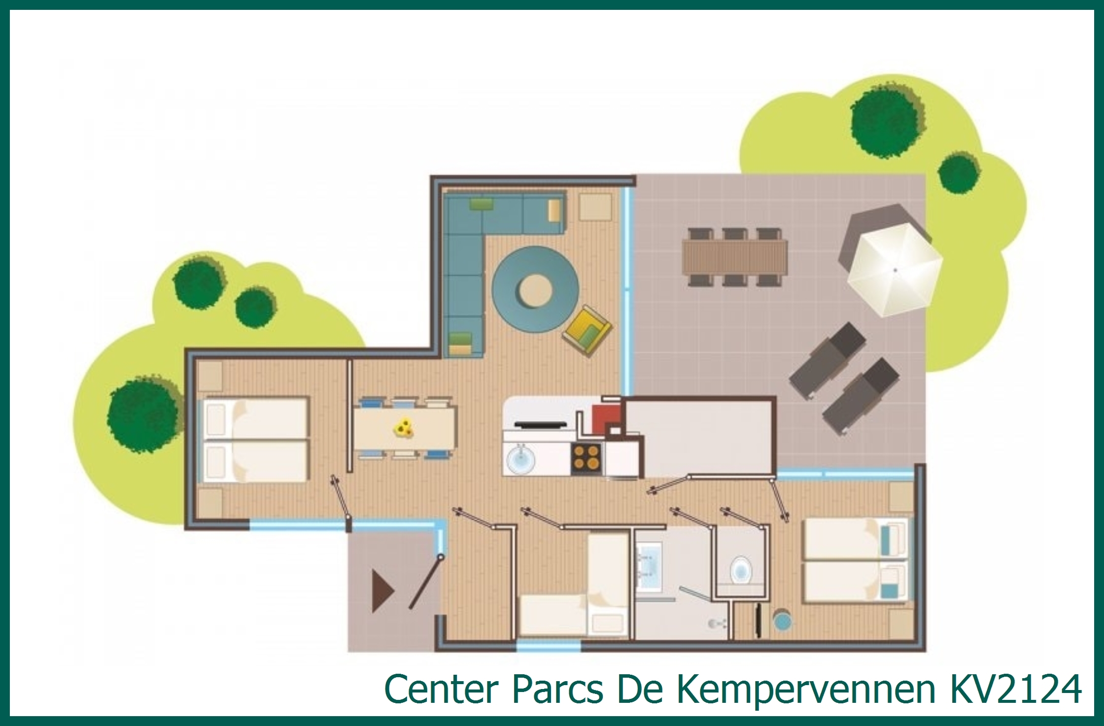 Premium cottage KV2124 in De Kempervennen