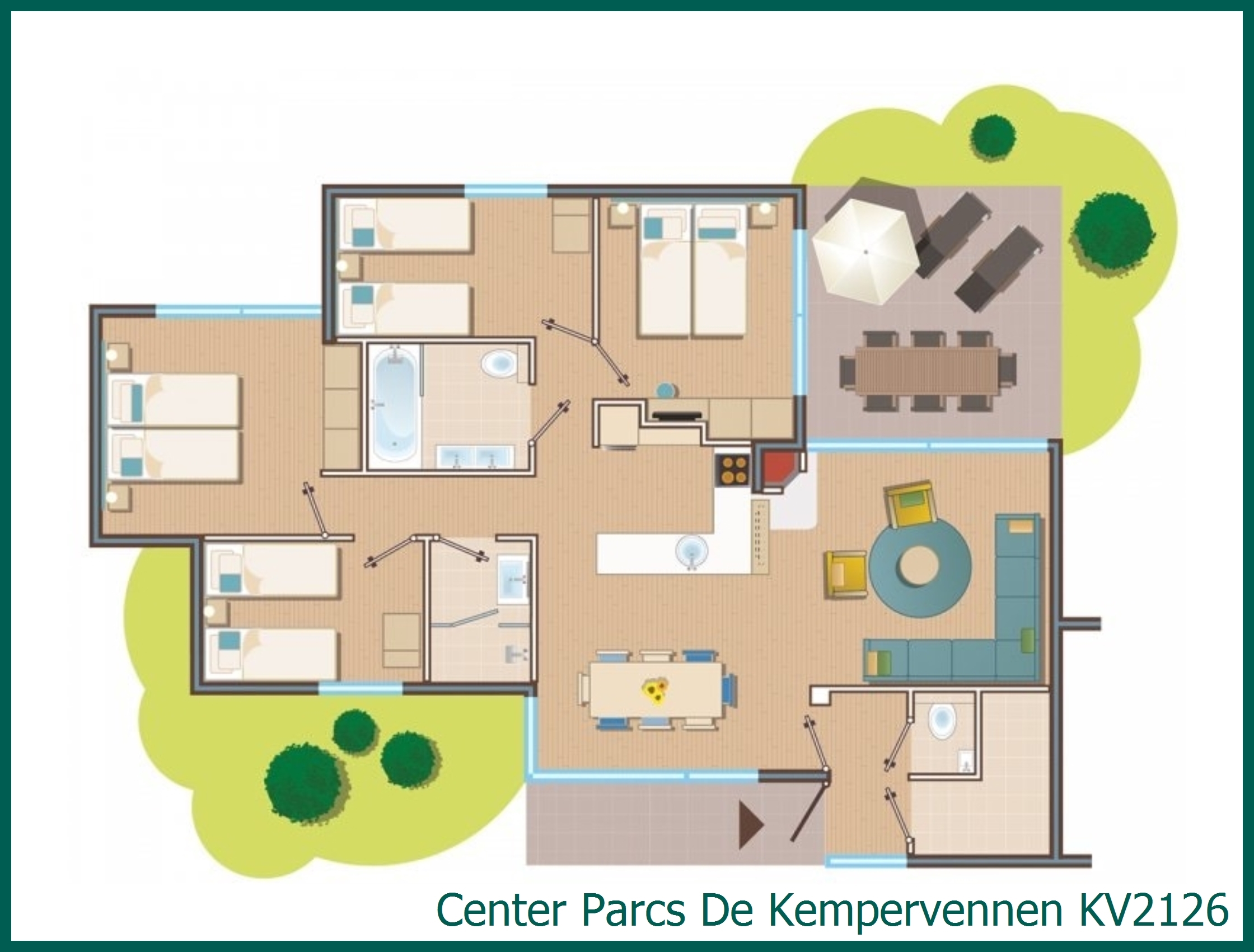 Premium cottage KV2126 in De Kempervennen