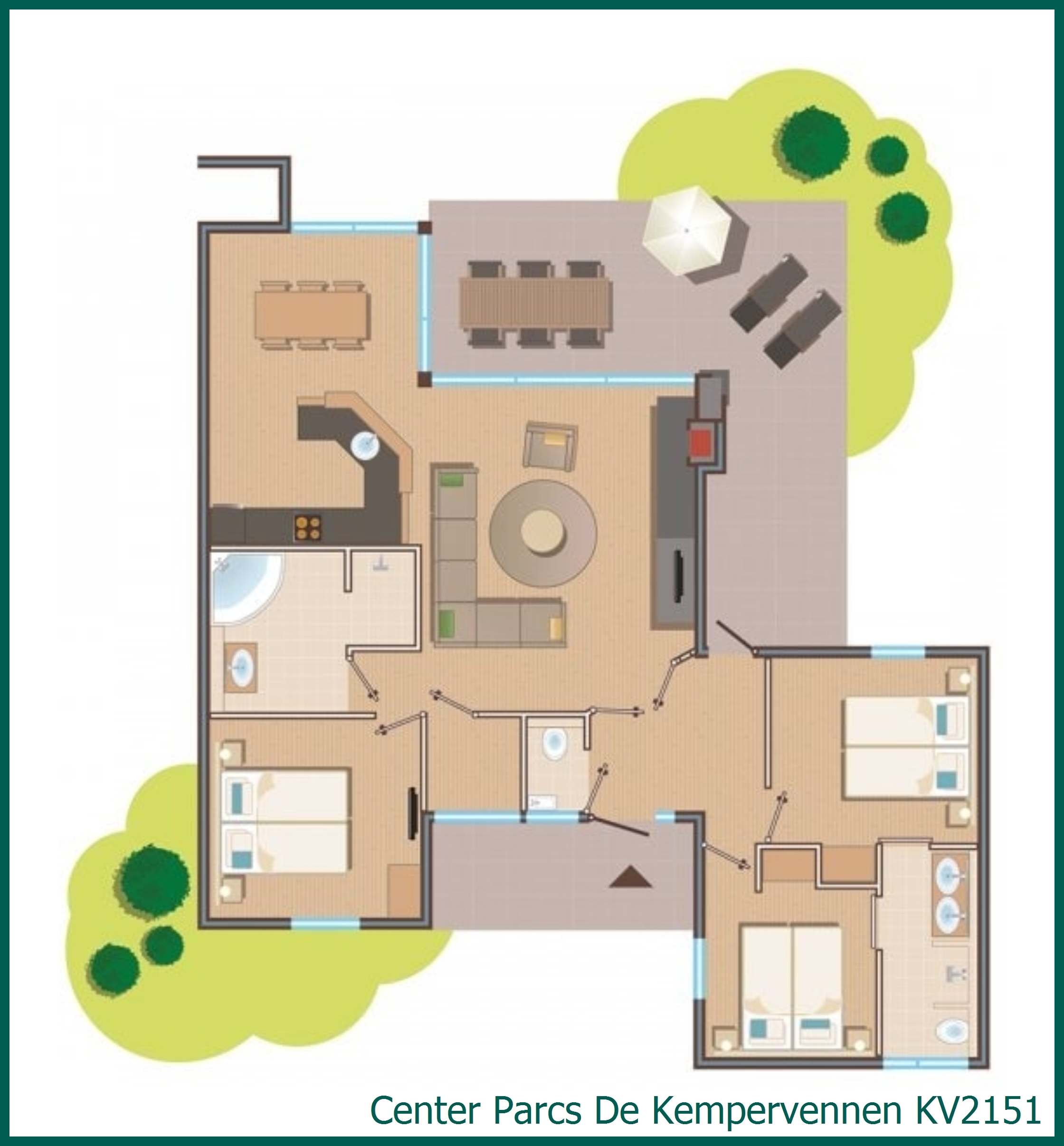 Premium Eden cottage KV2151 in De Kempervennen