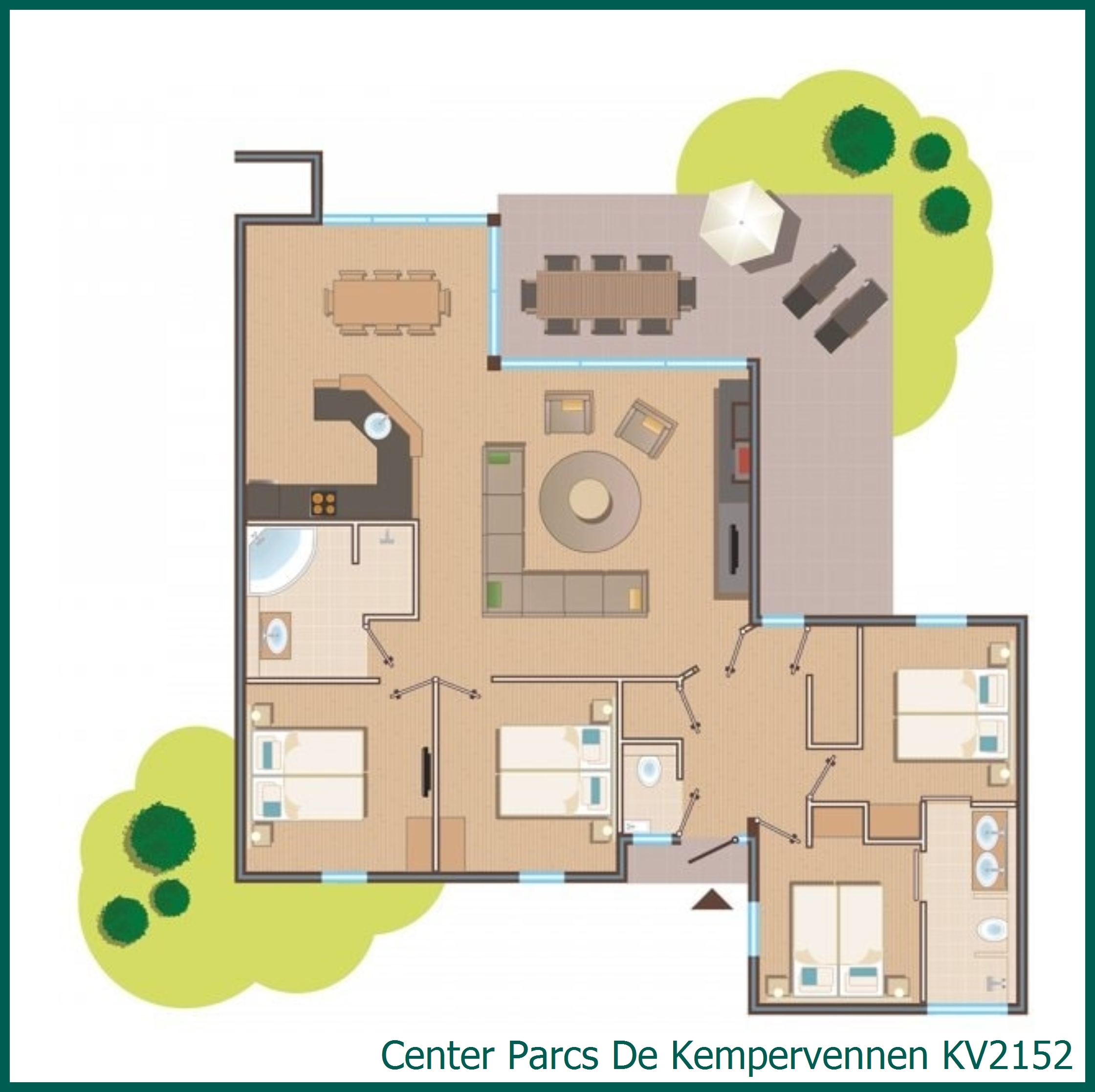 Premium Eden cottage KV2152 in De Kempervennen