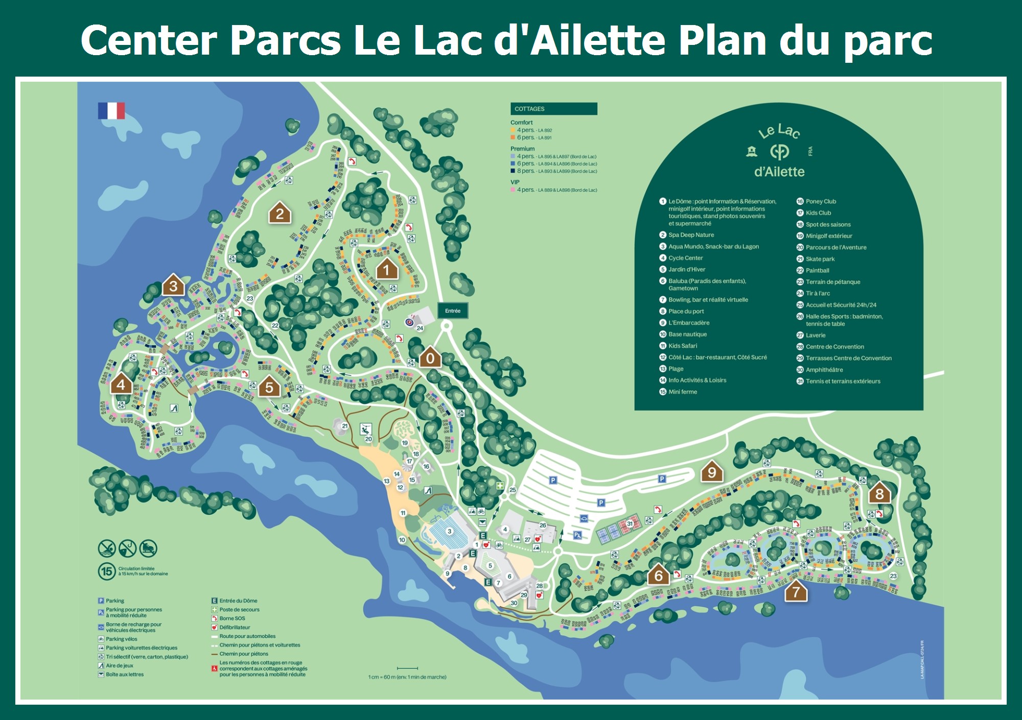 // Le plan de Center Parcs Le Lac d'Ailette ParkExplorer // Le plan de Center Parcs Le Lac d'Ailette ParkExplorer
