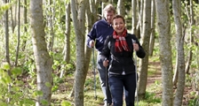 Nordic walking in Center Parcs Le Lac d'Ailette