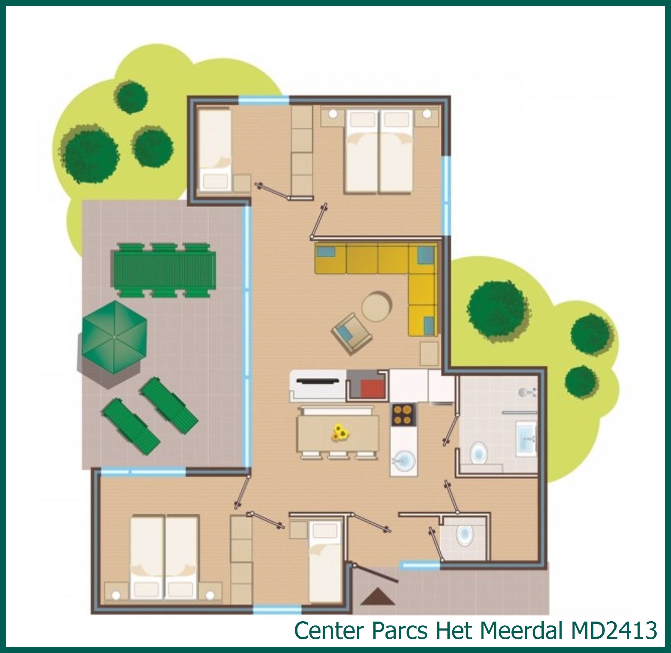 Comfort cottage MD2413 in Het Meerdal
