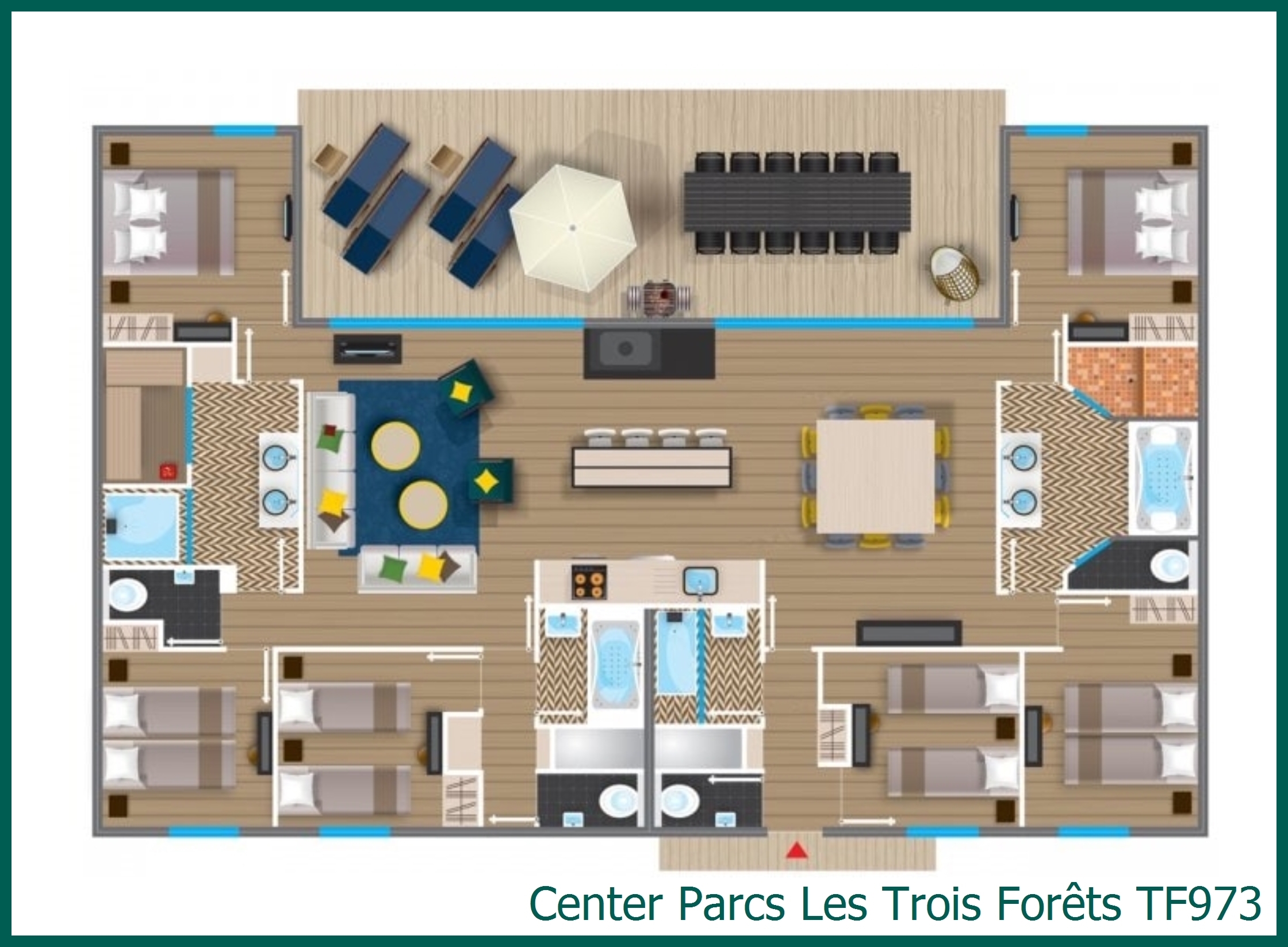 Cottage Exclusive TF973 à Les Trois Forêts