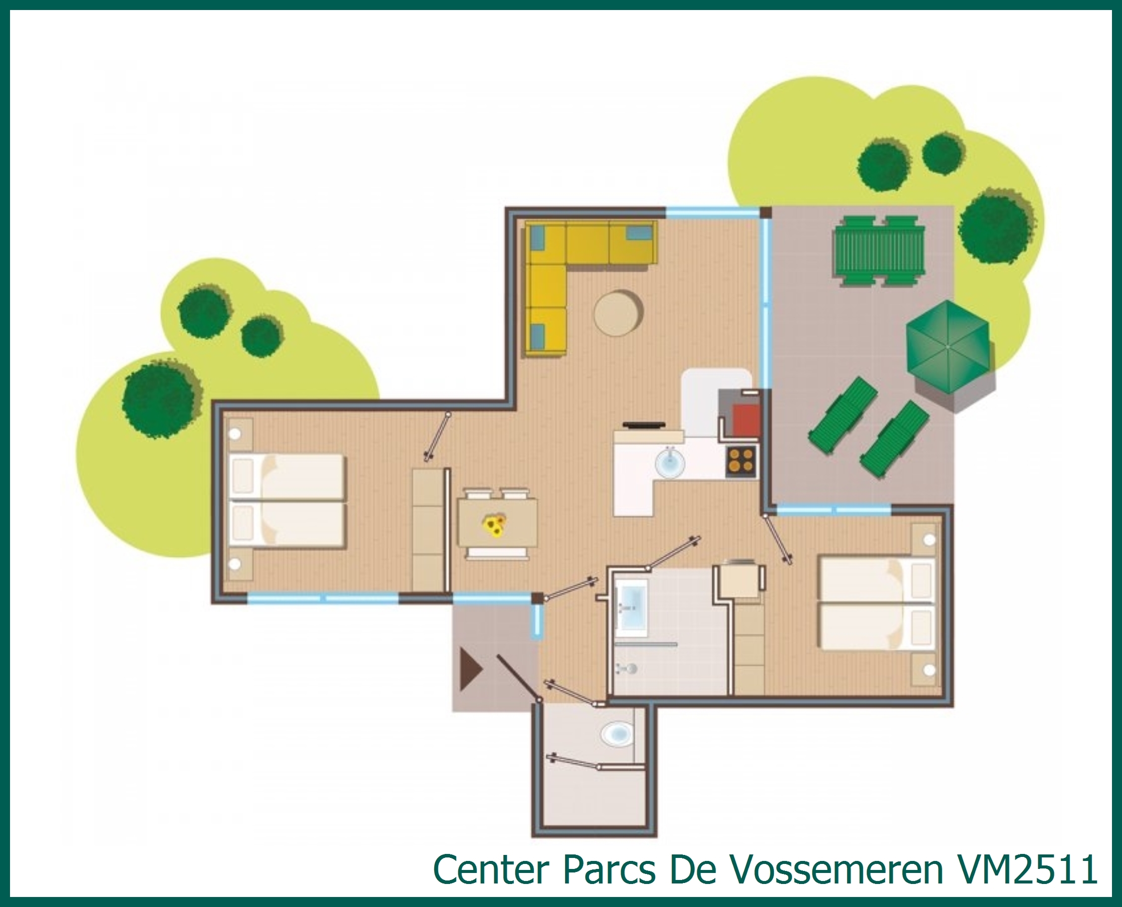 Comfort cottage VM2511 in De Vossemeren