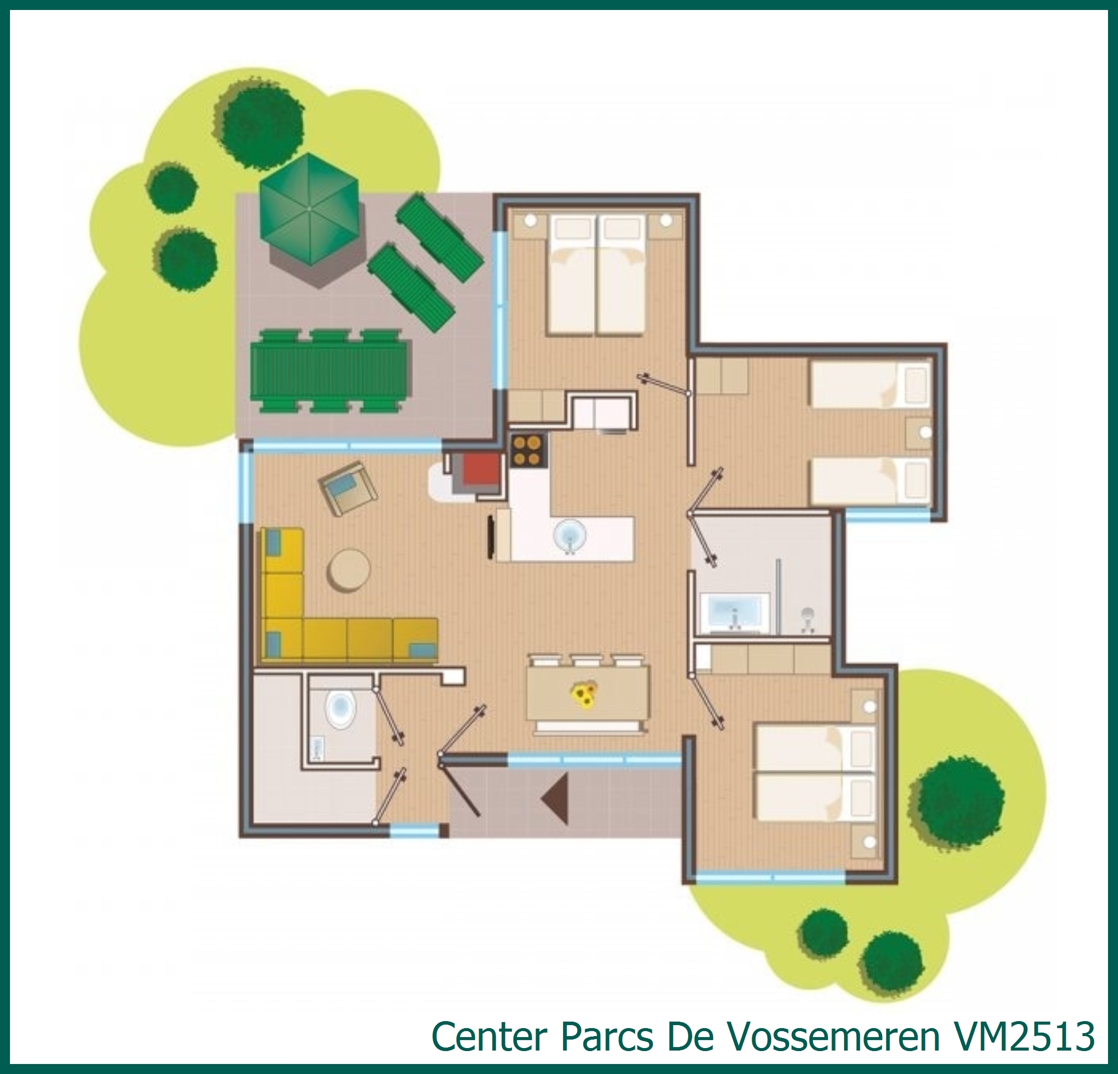 Comfort cottage VM2513 in De Vossemeren