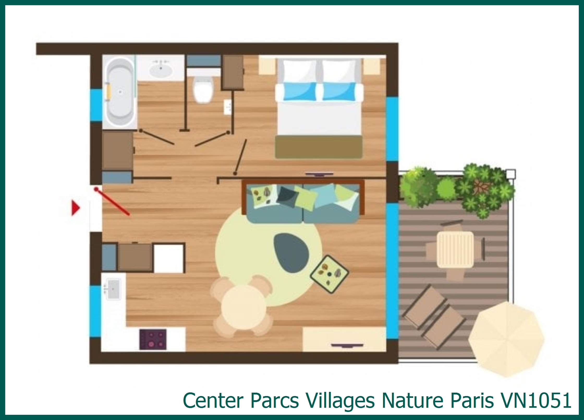 Appartement Premium VN1051 à Villages Nature Paris