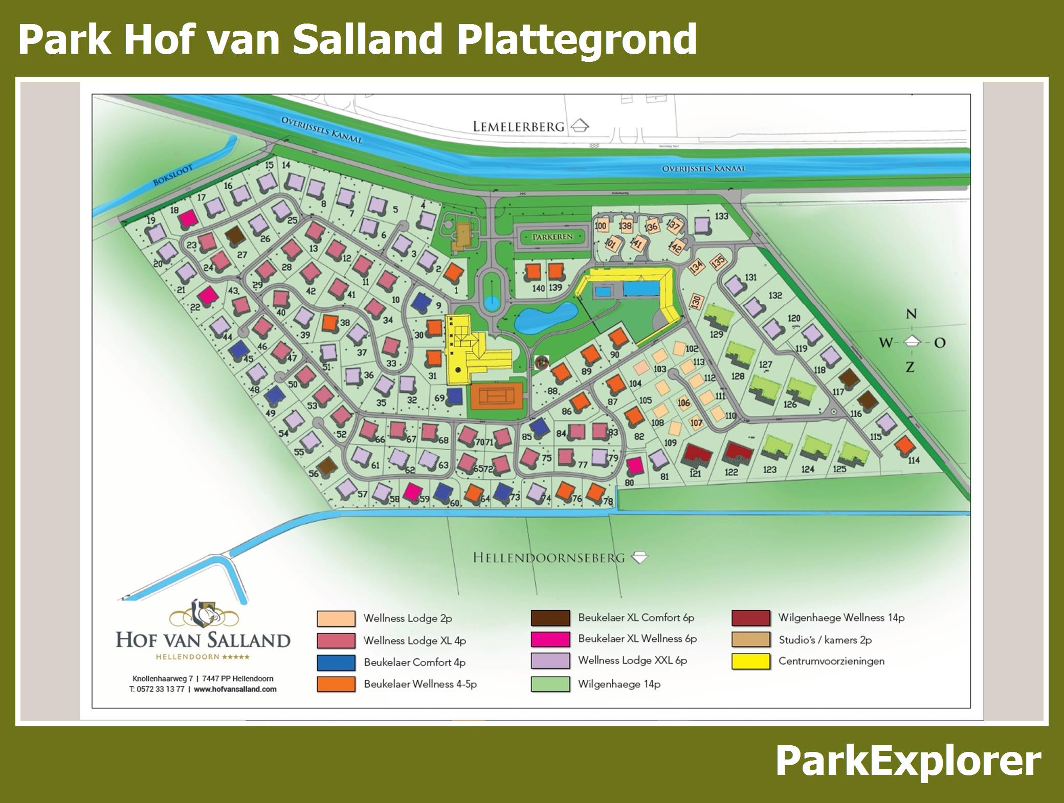 Plattegrond Hof van Salland