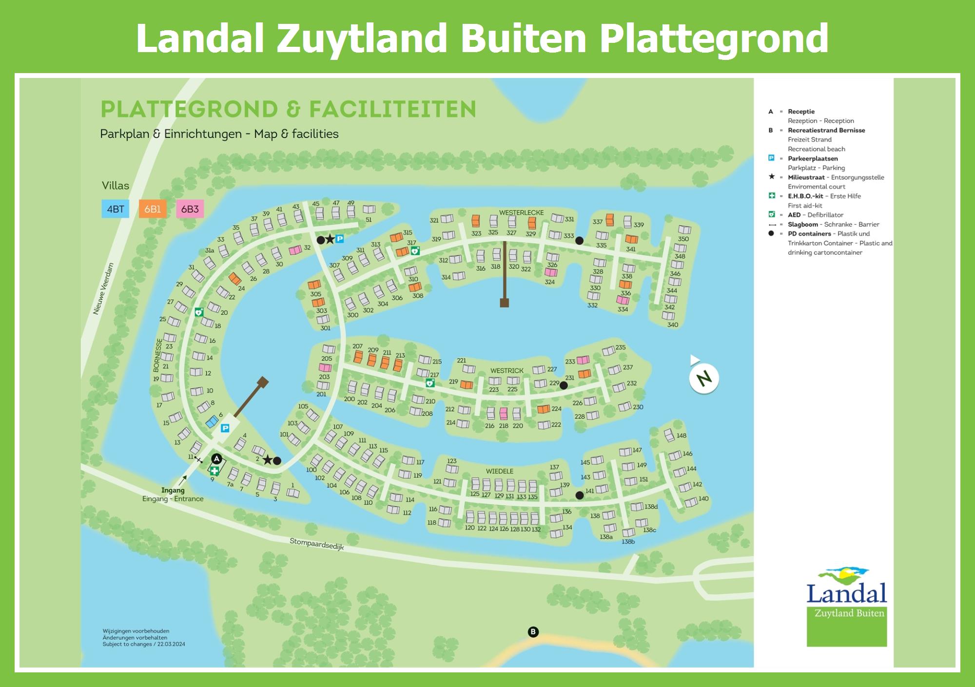 Plattegrond Zuytland Buiten