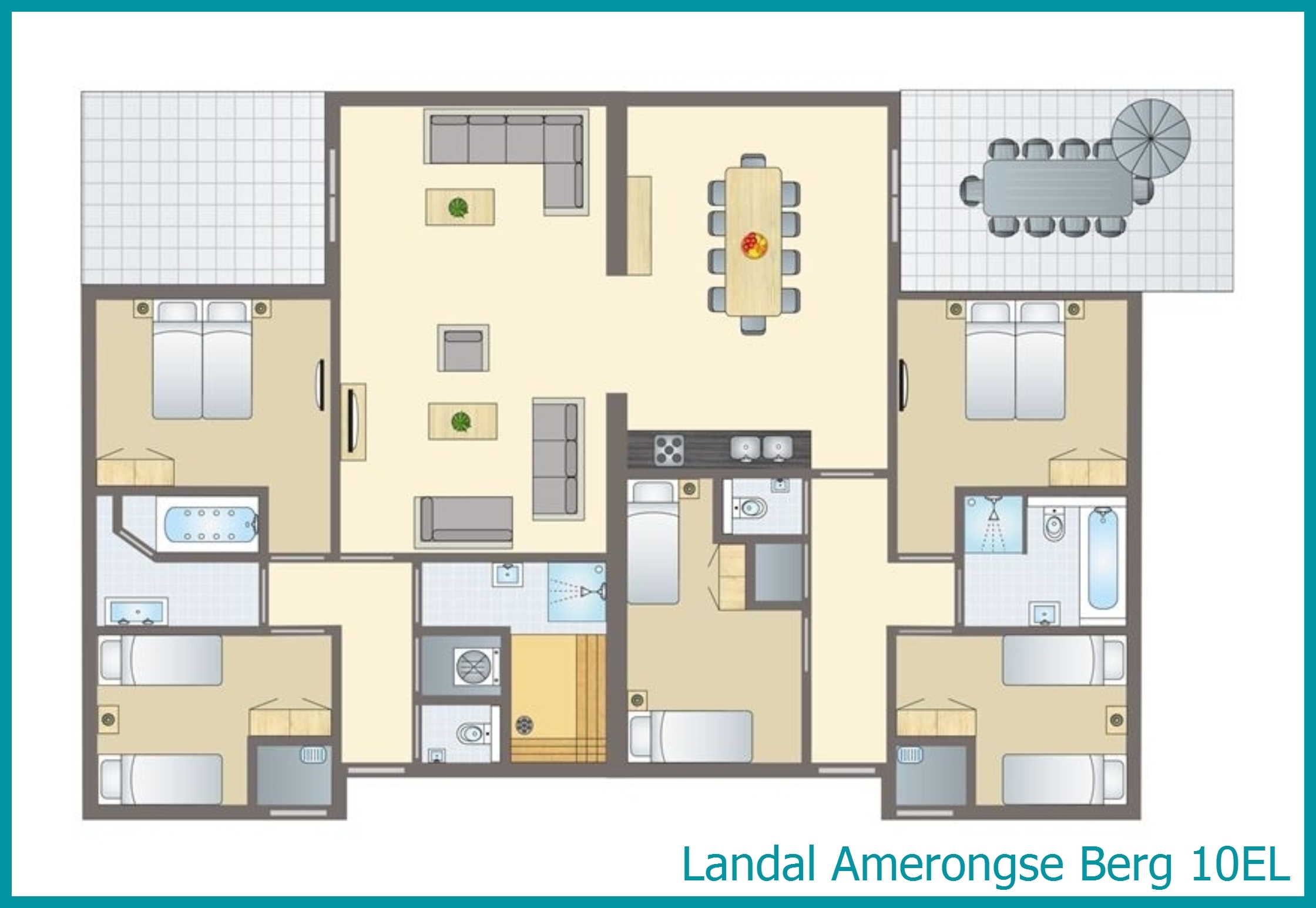 10-persoons woning 10EL in Amerongse Berg