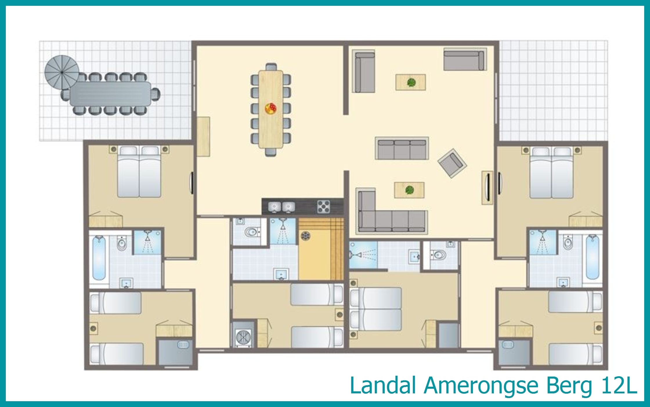 12-persoons woning 12L in Amerongse Berg