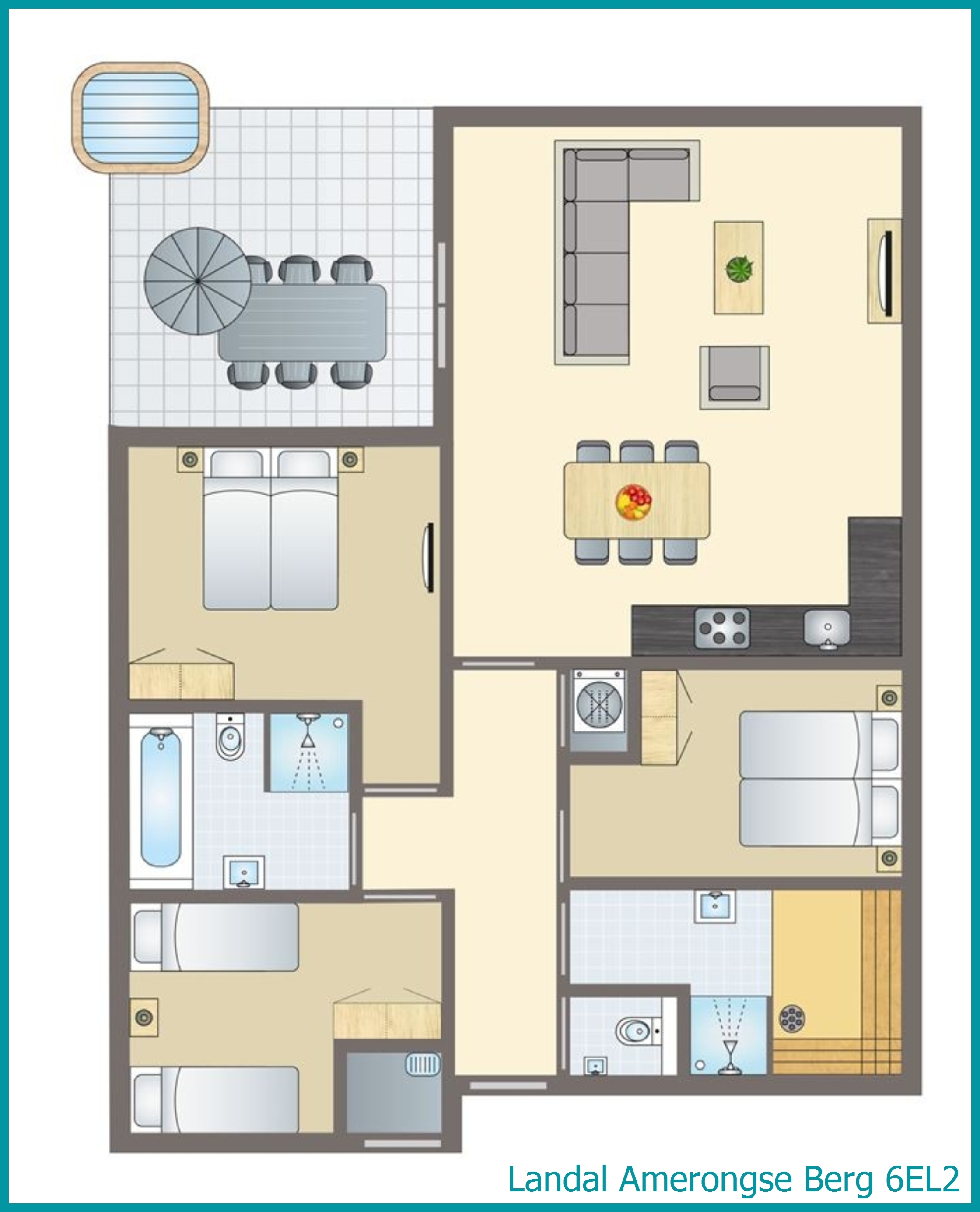 6-persoons woning 6EL2 in Amerongse Berg