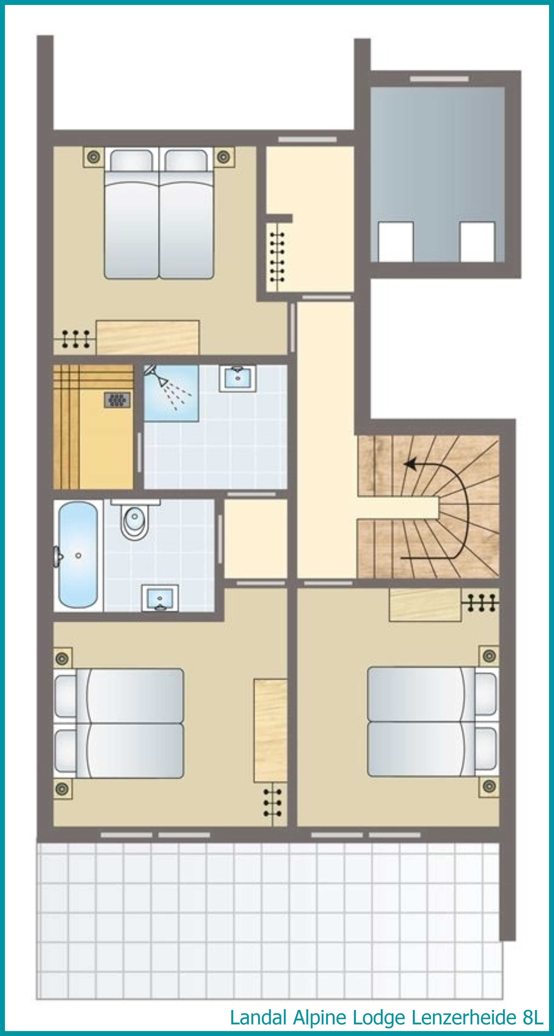 chalet 8 personnes 8L à Alpine Lodge Lenzerheide