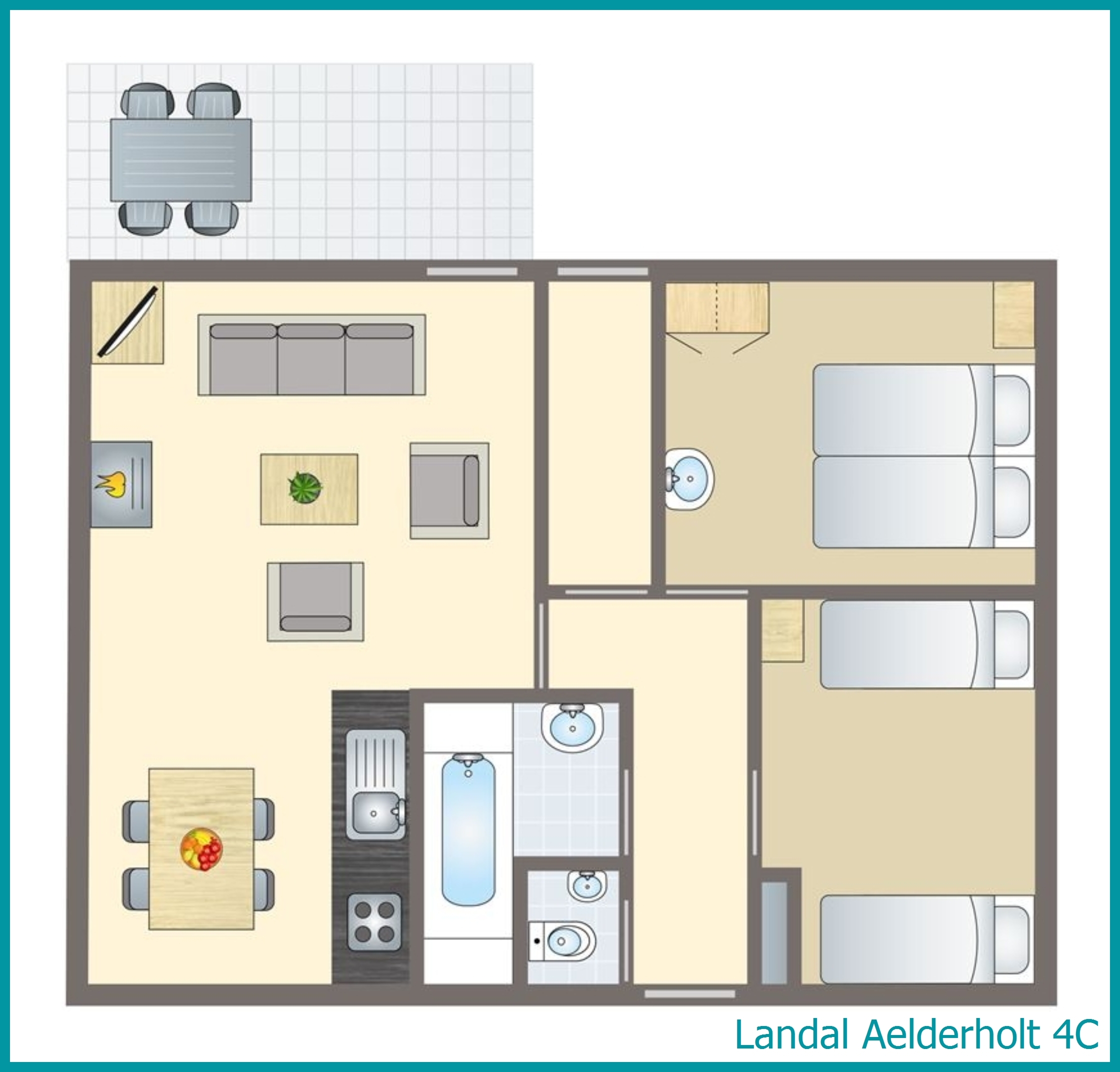 4-persoons bungalow 4C in Aelderholt