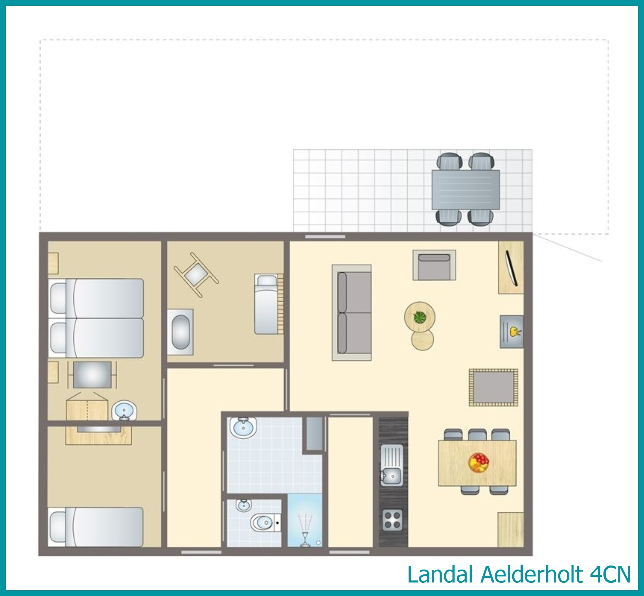 4-persoons babybungalow 4CN in Aelderholt
