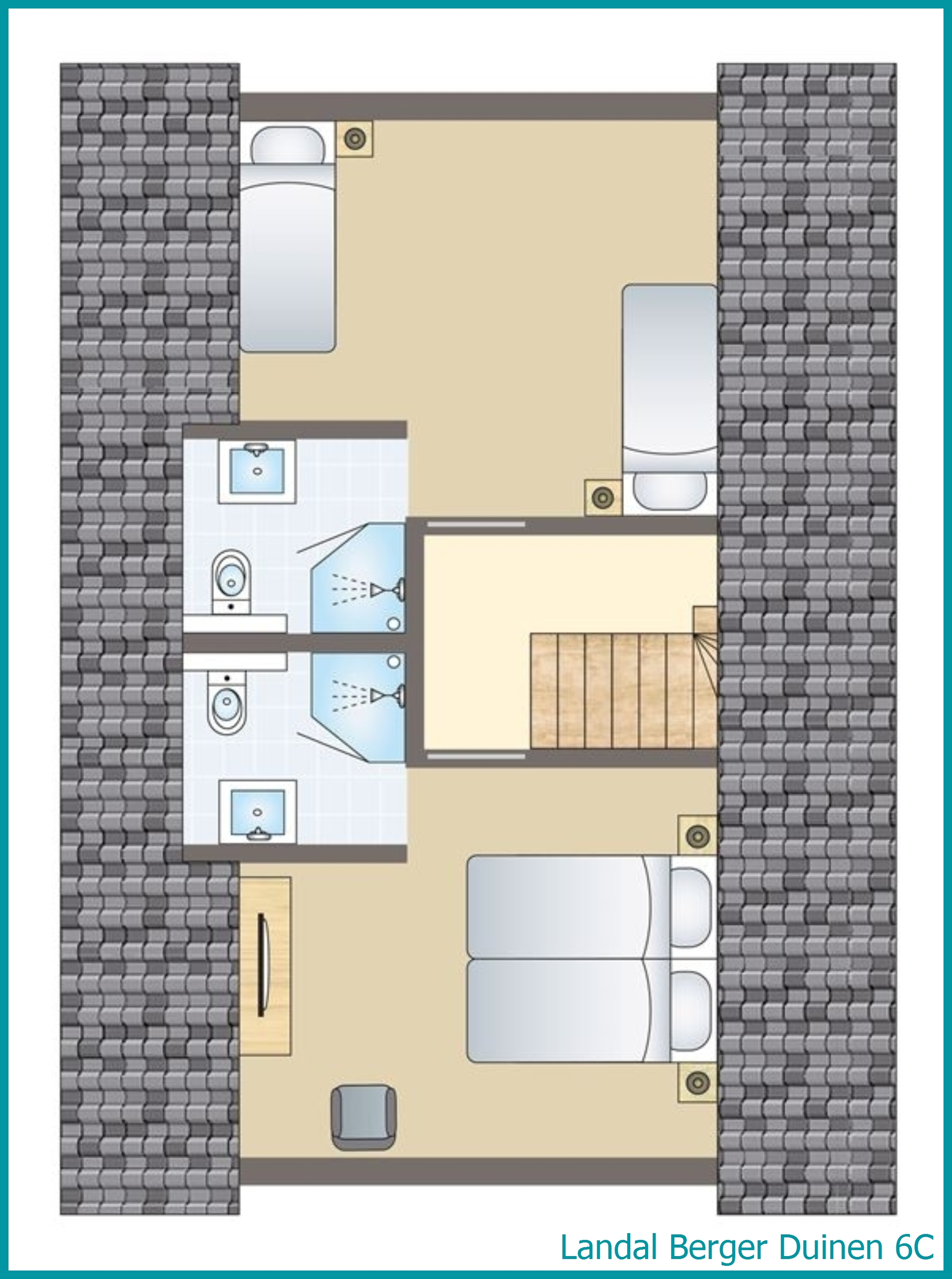 6-persoons woning 6C in Berger Duinen
