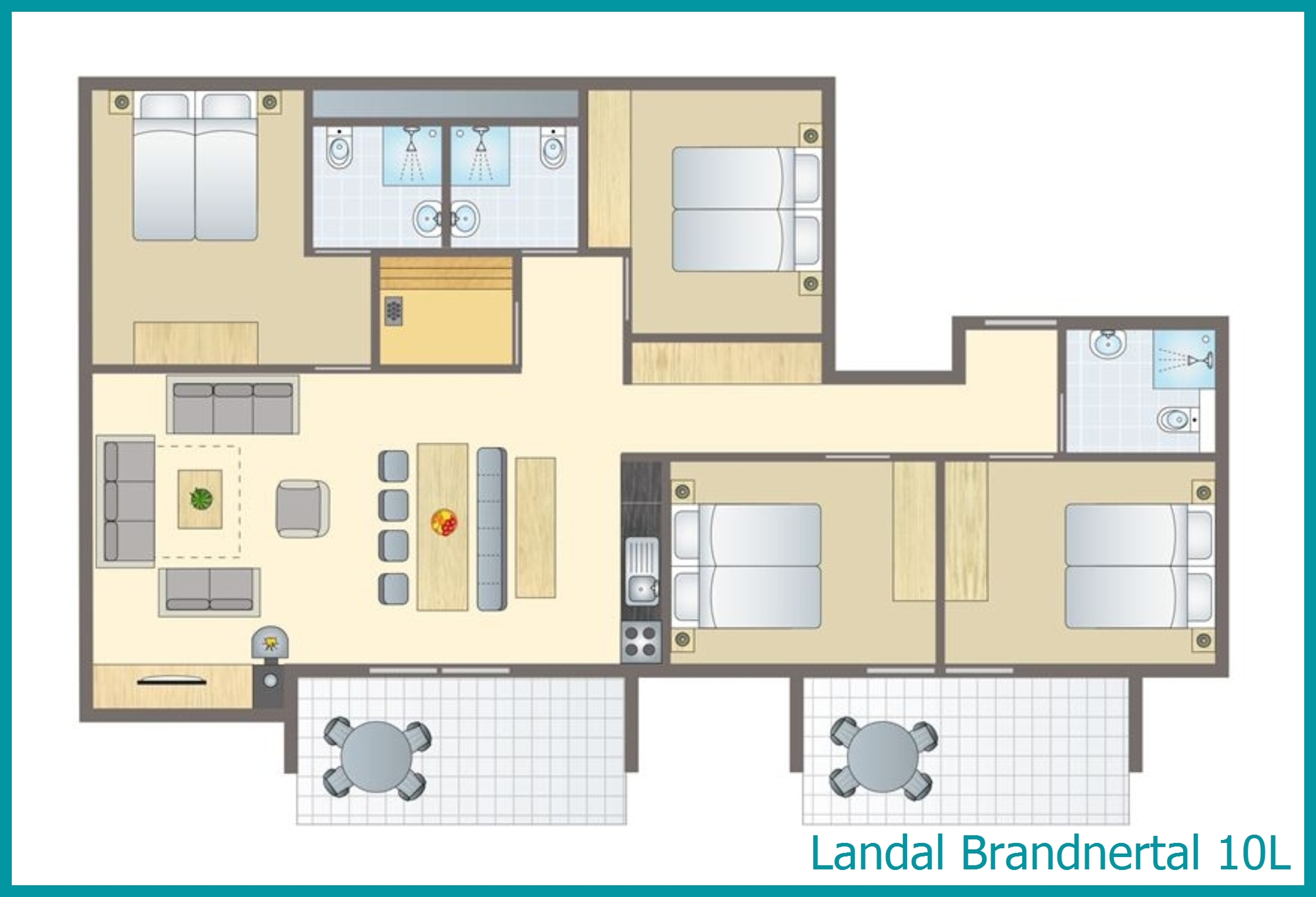 10-persoons appartement 10L in Brandnertal
