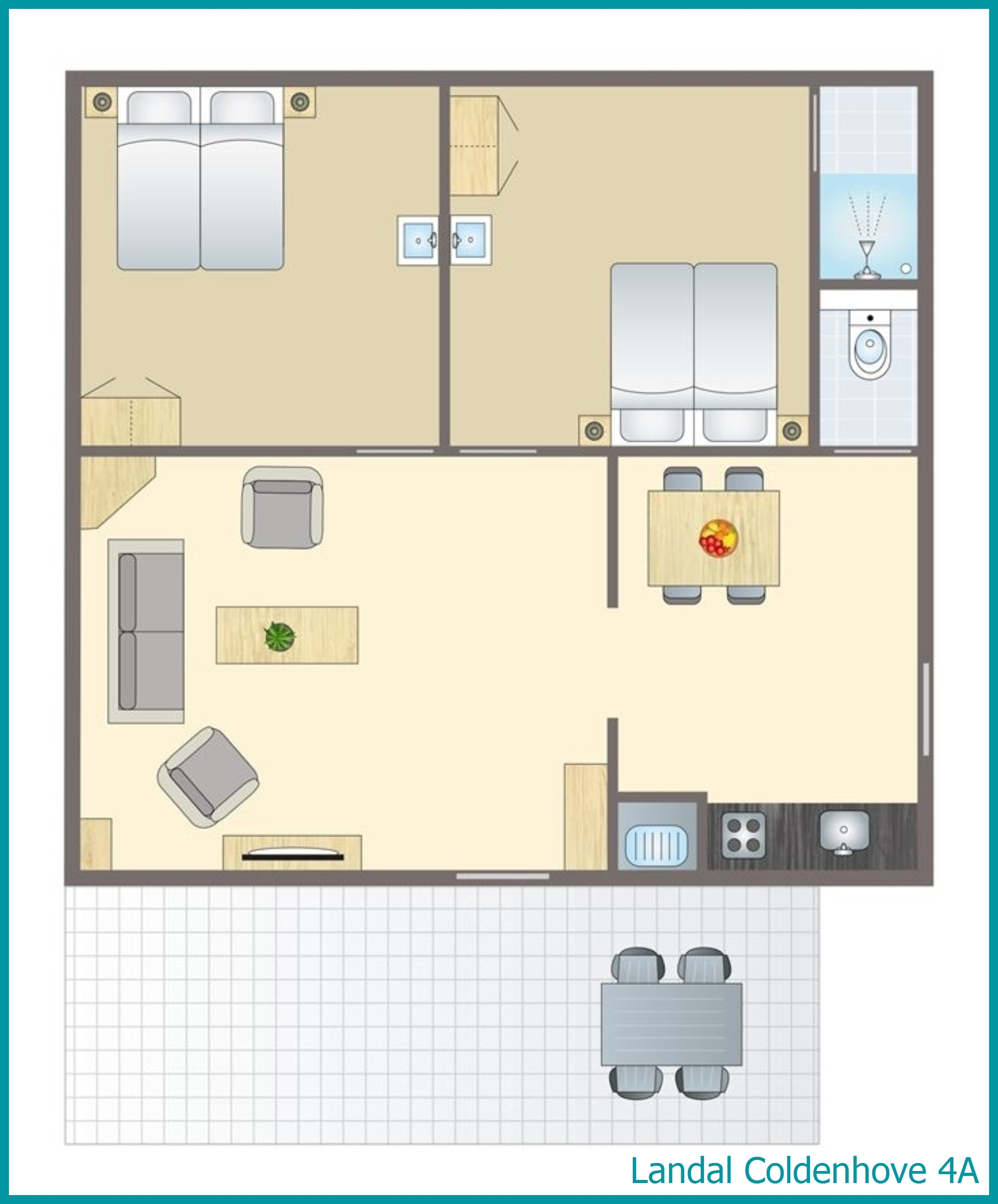 4-persoons chalet 4A in Coldenhove