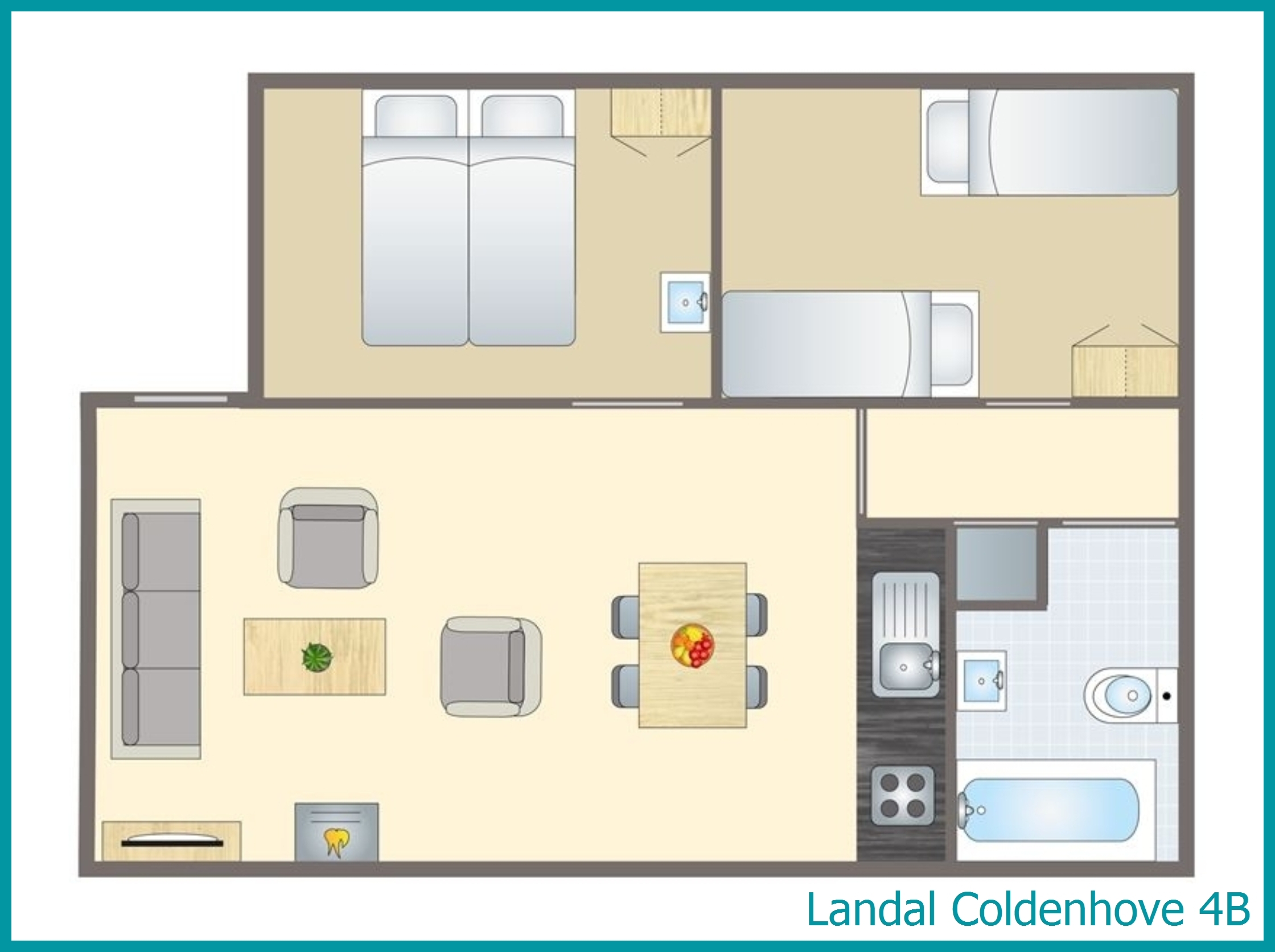 4-persoons bungalow 4B in Coldenhove