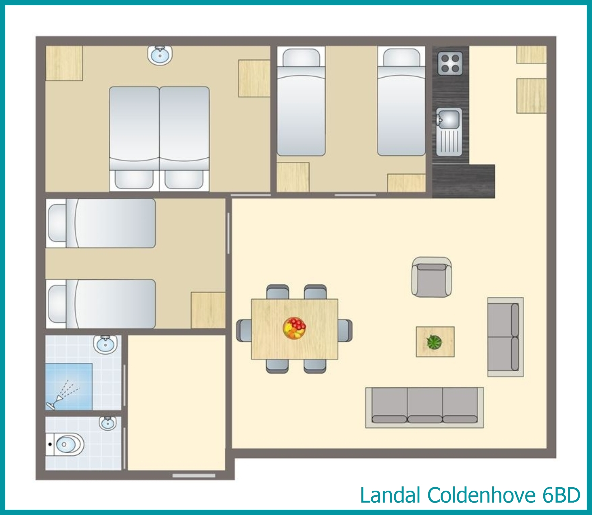 6-persoons hondenbungalow 6BD in Coldenhove