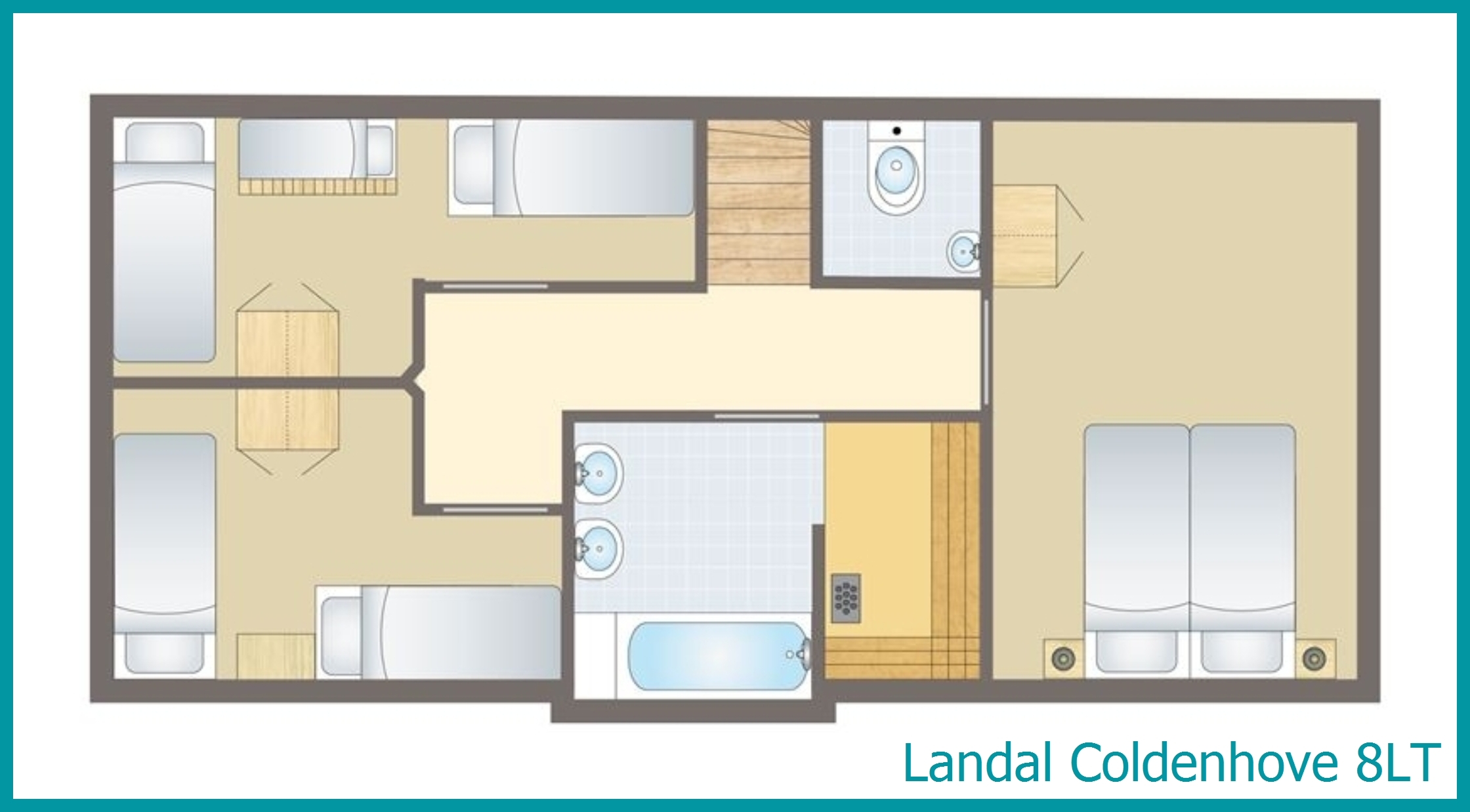 8-persoons bungalow 8LT in Coldenhove
