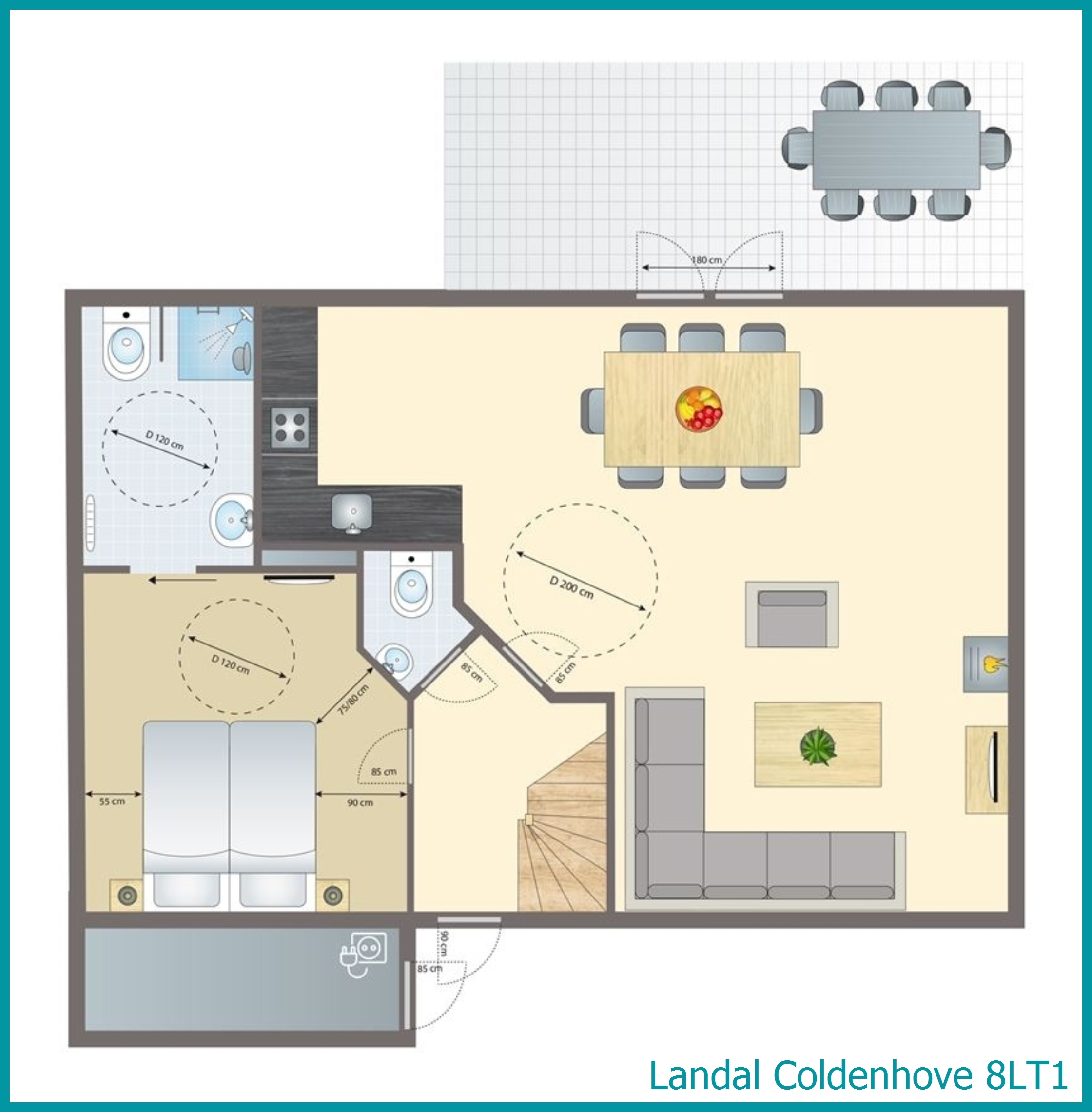 8-persoons bungalow 8LT1 in Coldenhove