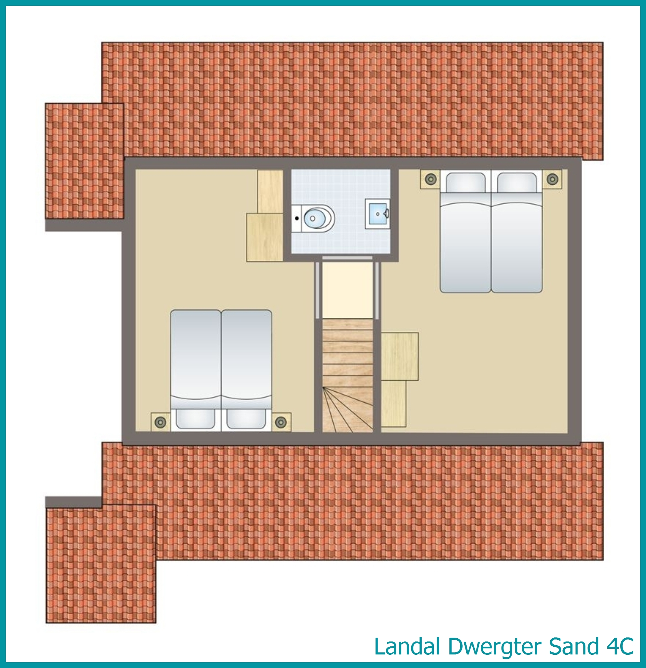 4-persoons bungalow 4C in Dwergter Sand
