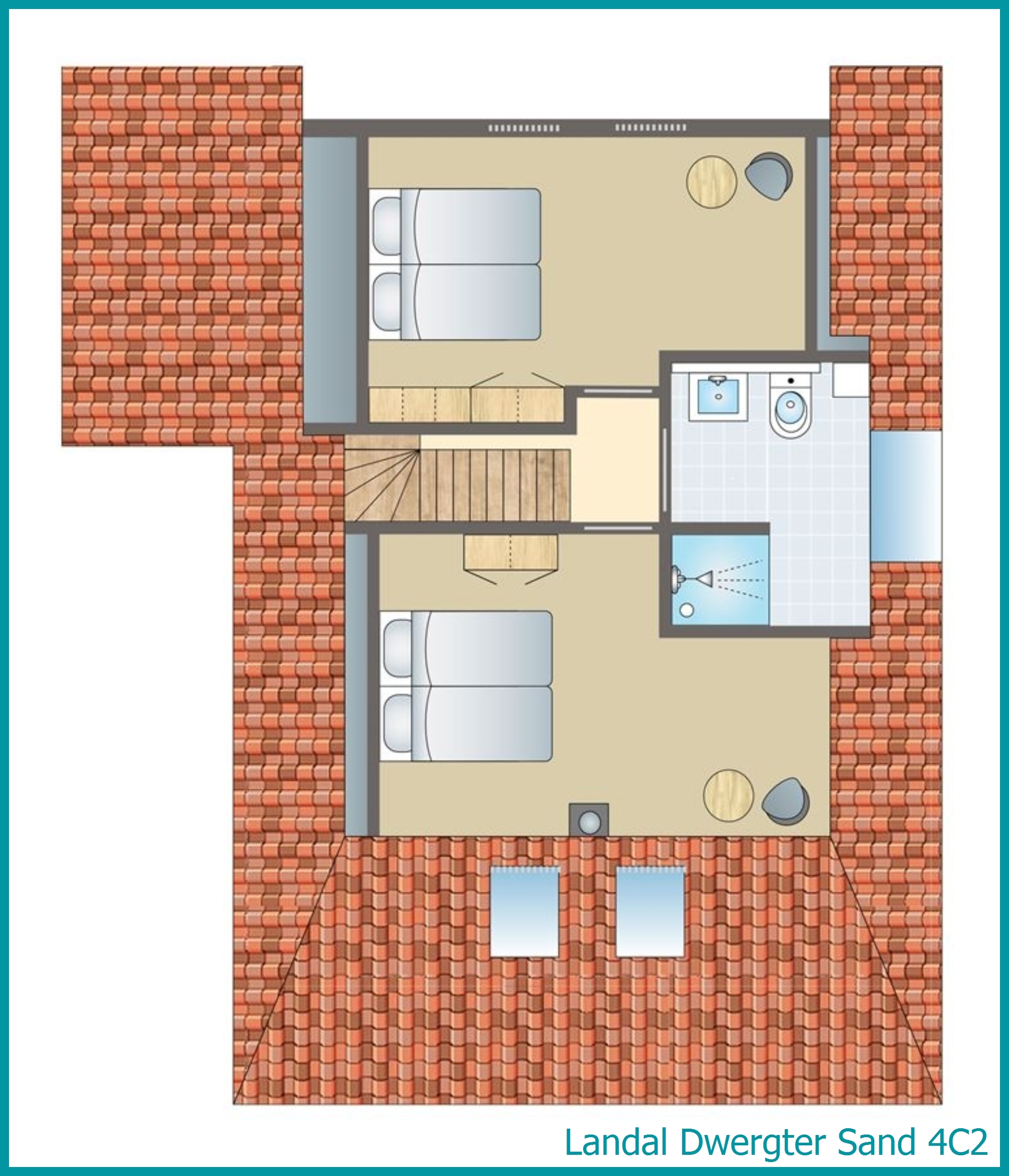 4-persoons bungalow 4C2 in Dwergter Sand