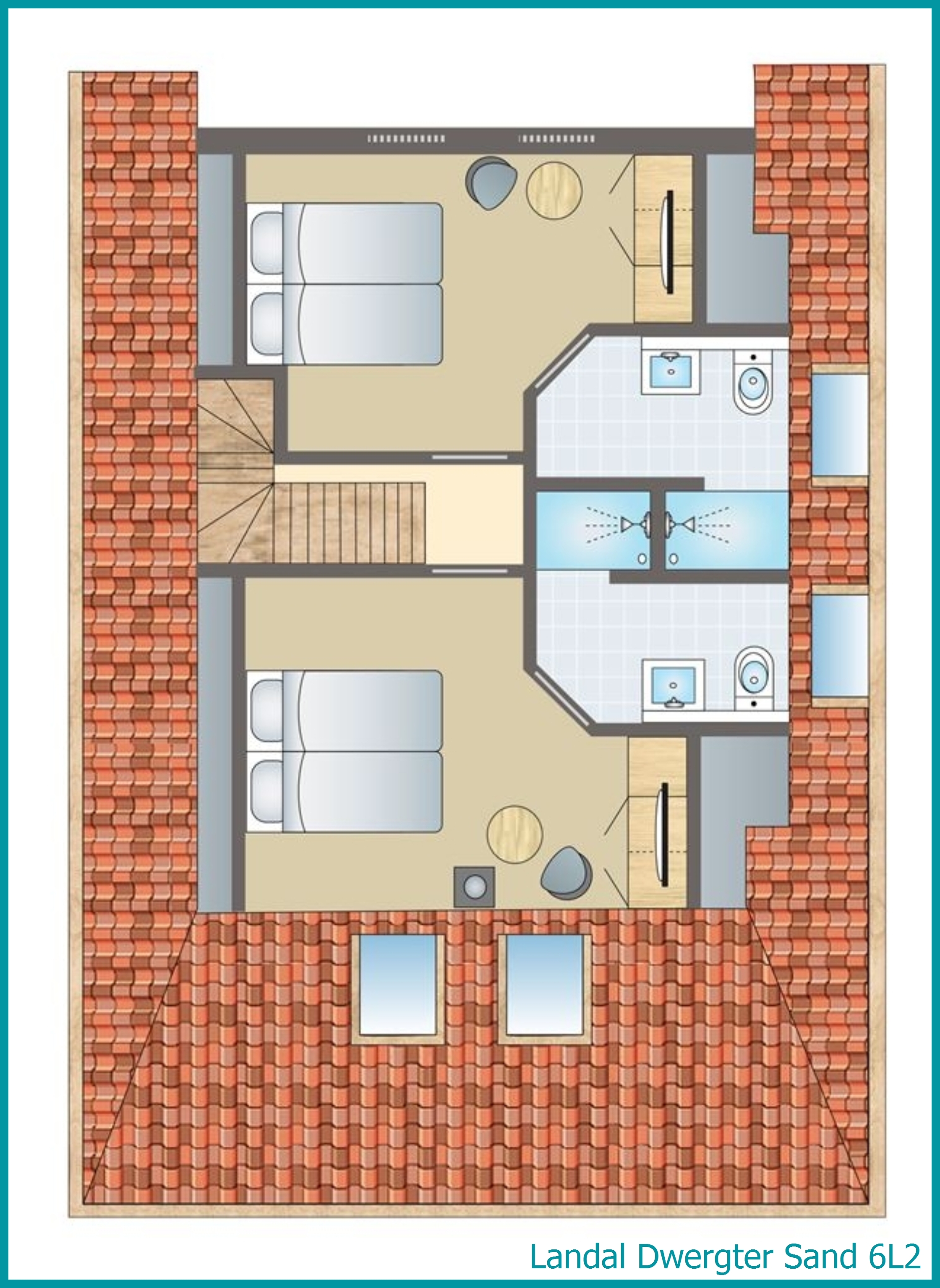 6-persoons bungalow 6L2 in Dwergter Sand