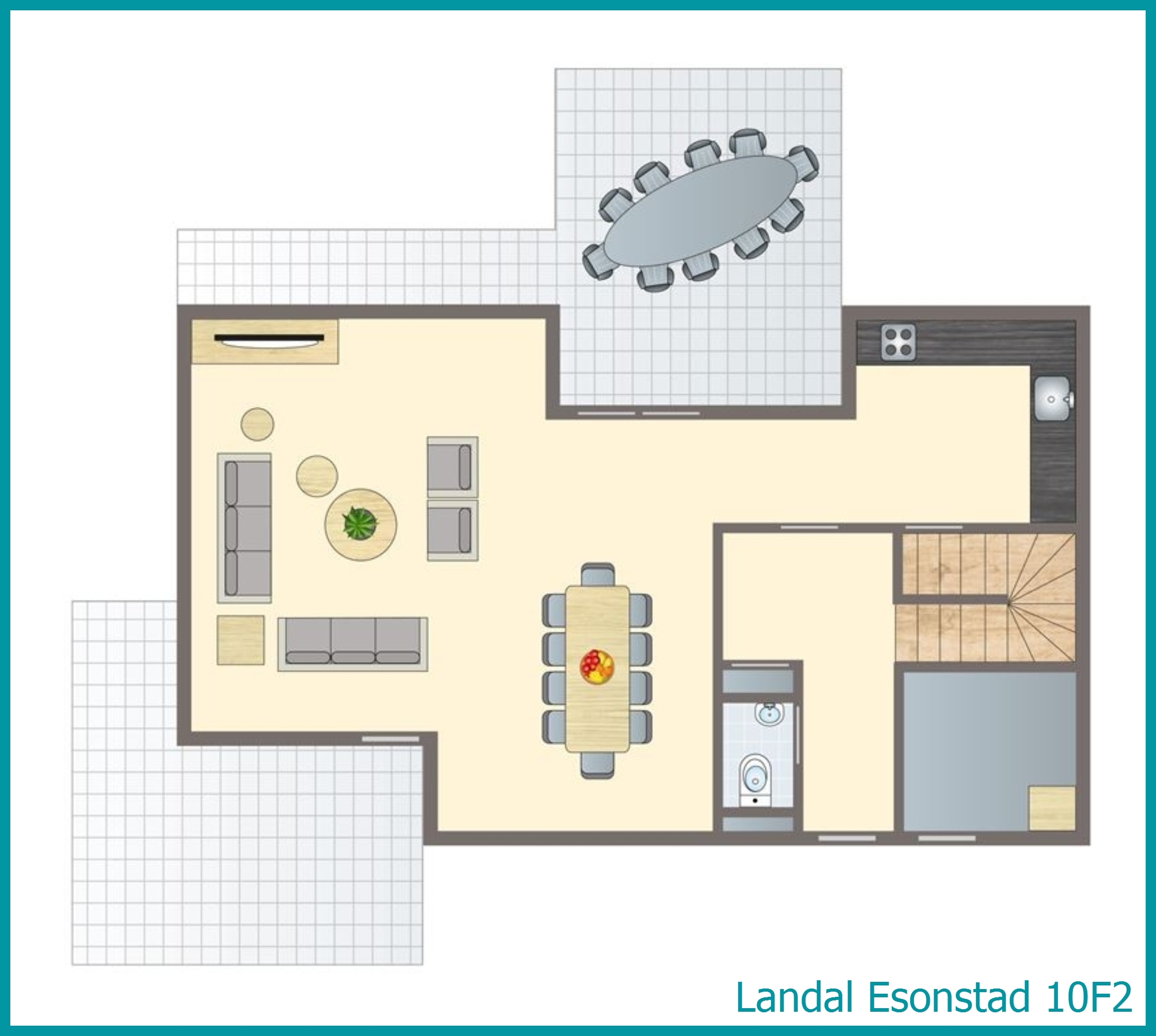 10-persoons woning 10F2 in Esonstad