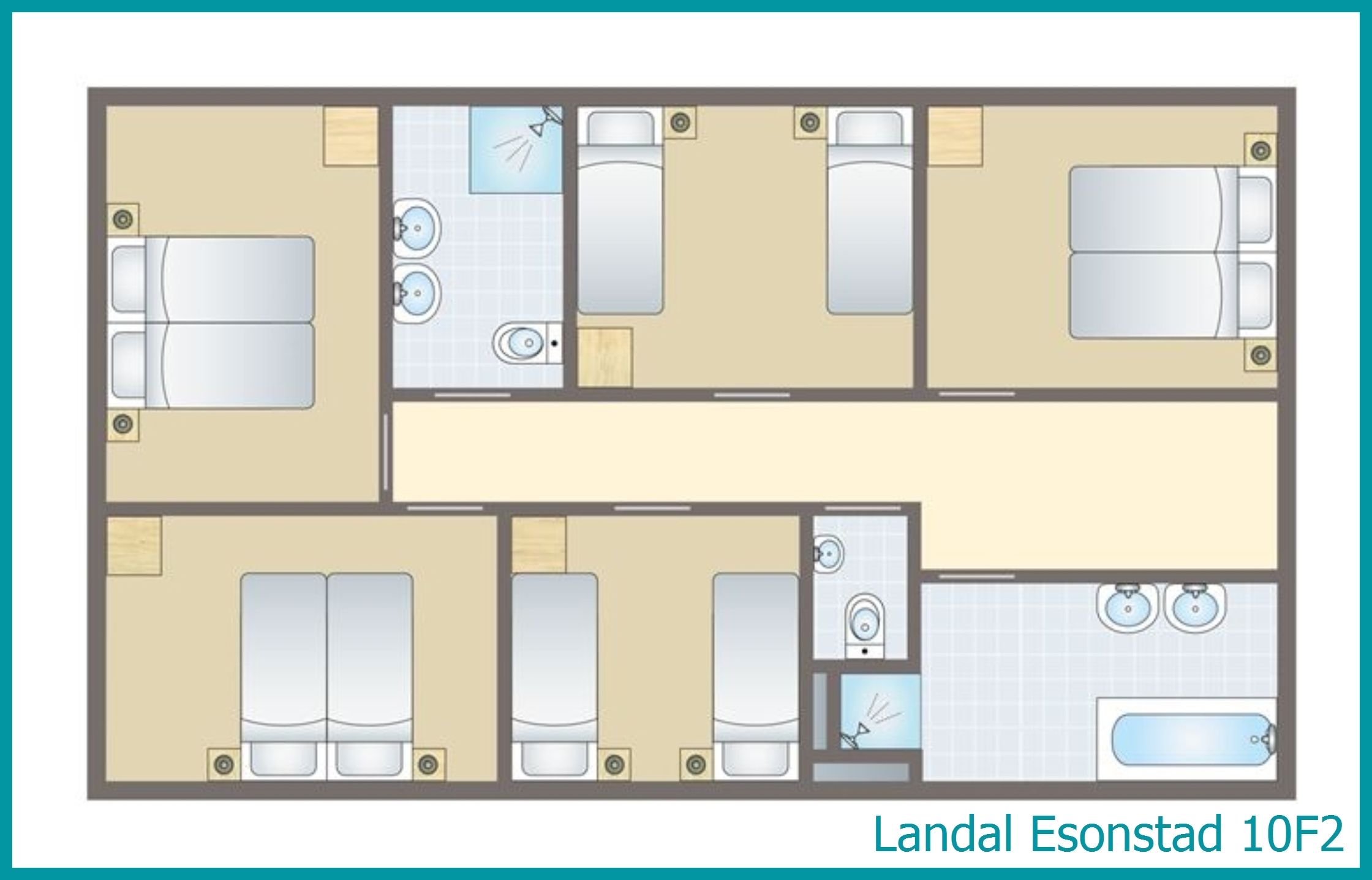 10-persoons woning 10F2 in Esonstad